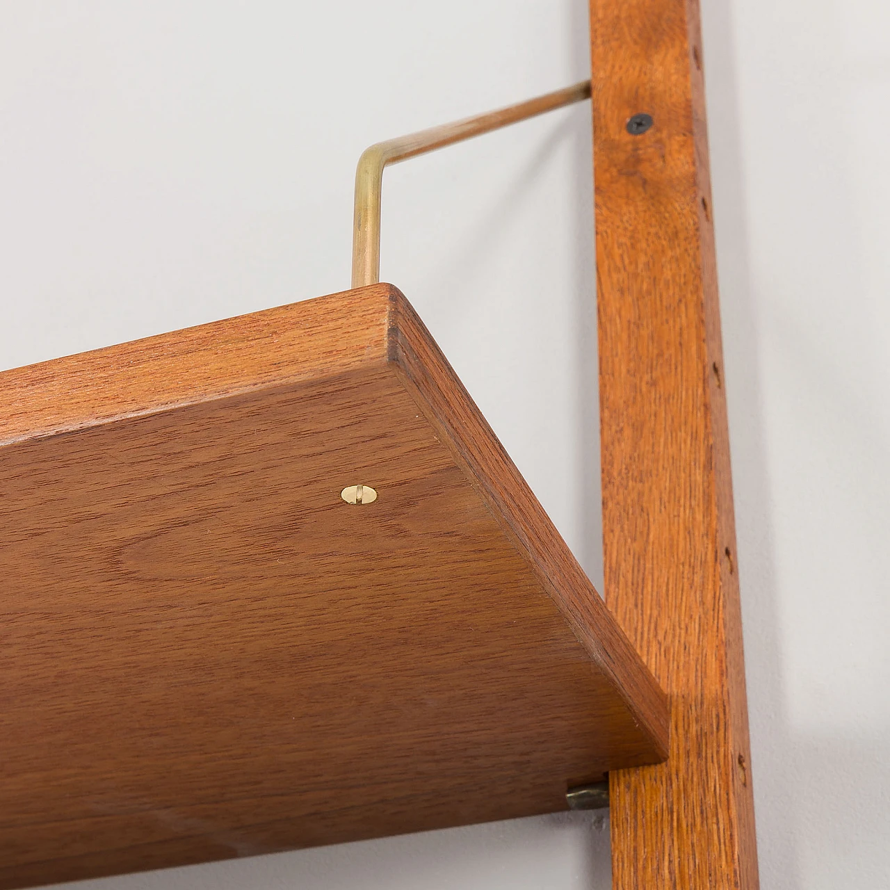 Hanging bookcase with console in the style of P. Cadovius, 1960s 9