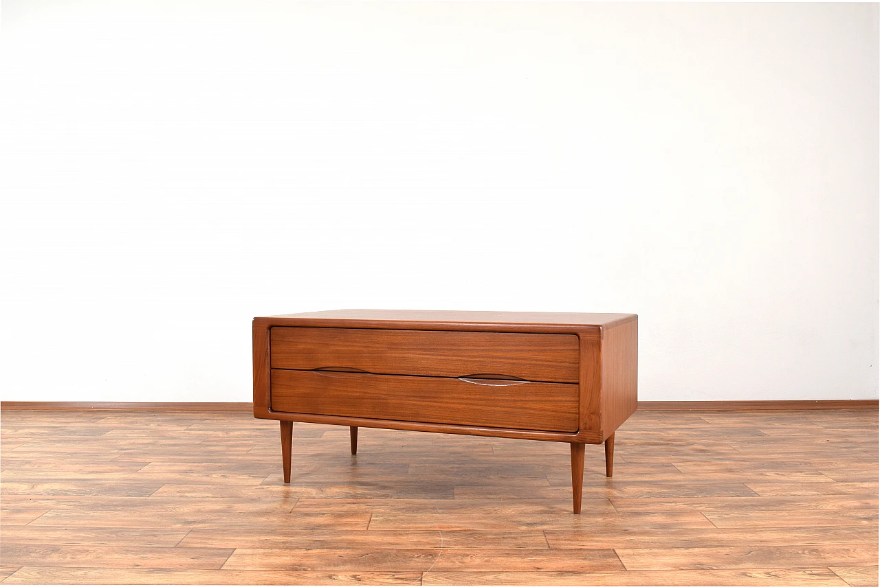 Teak chest of drawers by Dyrlund, 1960s 3