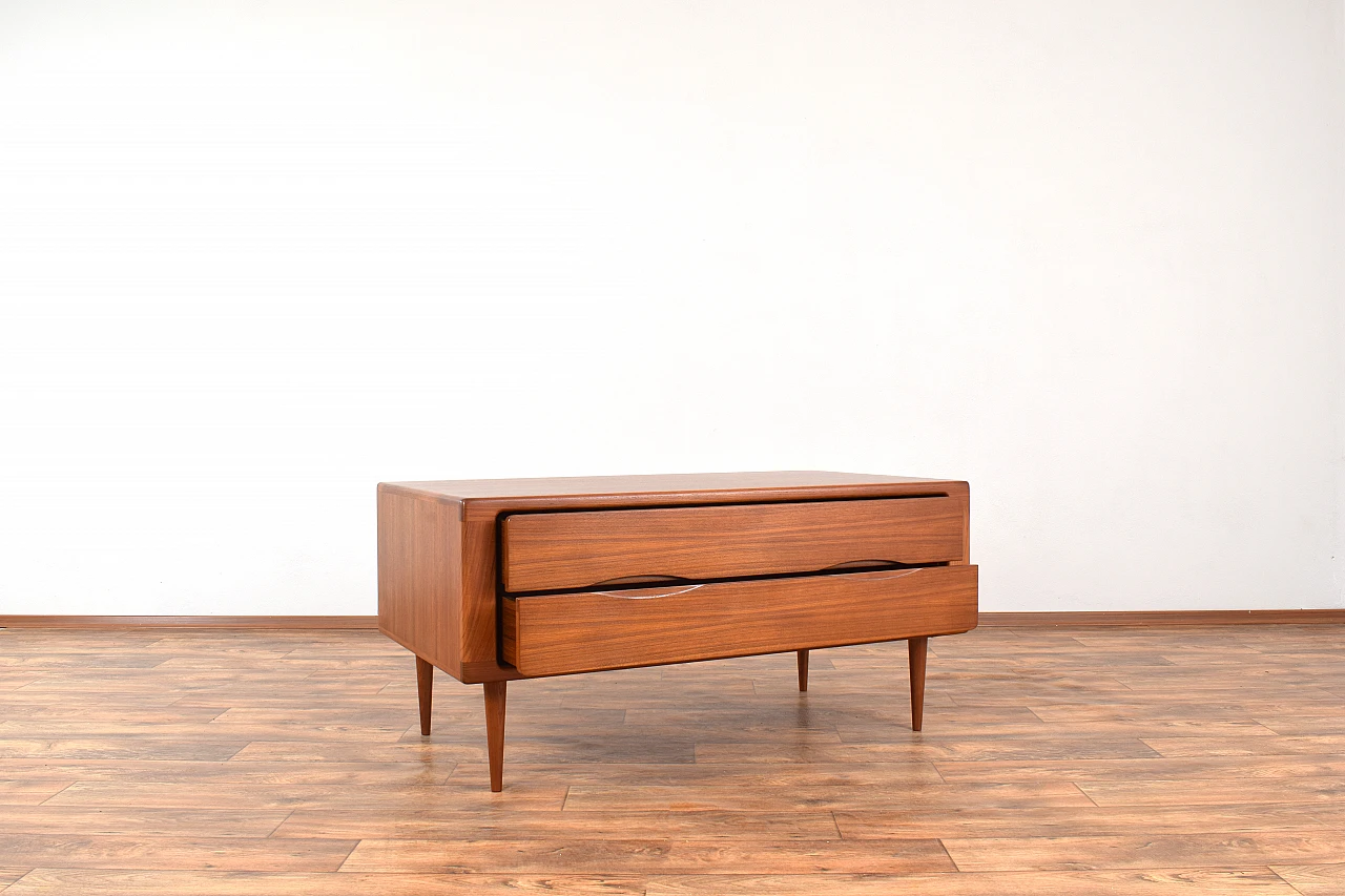 Teak chest of drawers by Dyrlund, 1960s 4