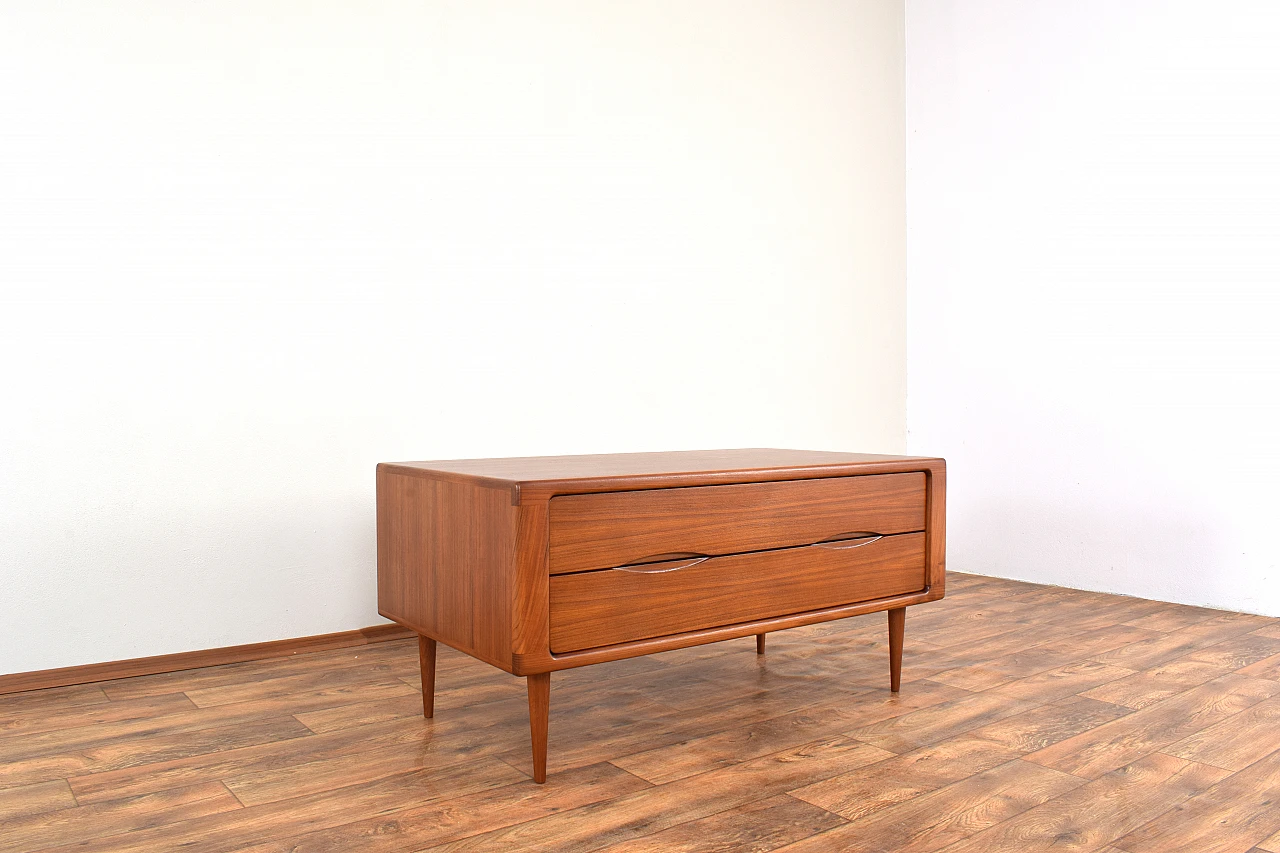 Teak chest of drawers by Dyrlund, 1960s 7