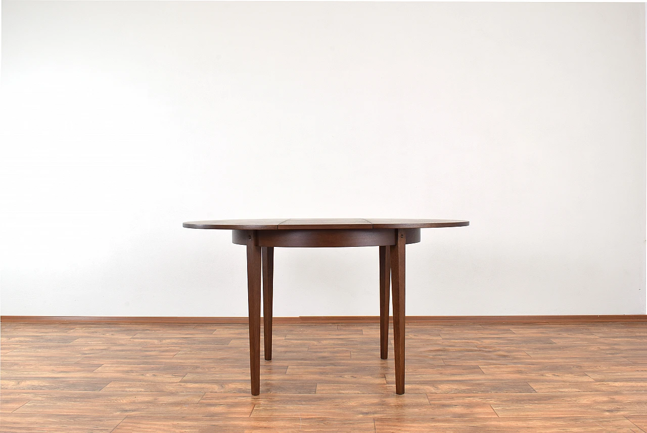 Oak extendable table by Jarocińskie Fabryki Mebli, 1960s 1