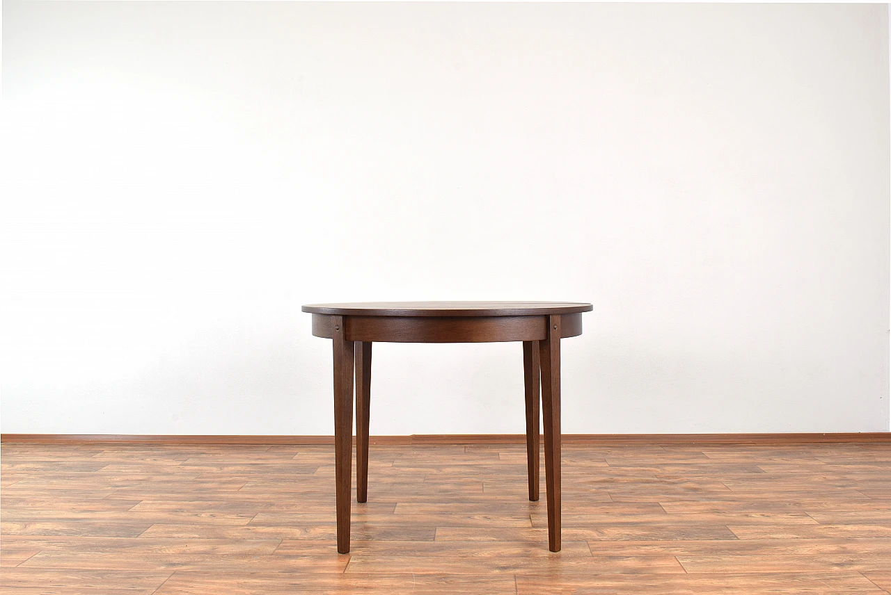 Oak extendable table by Jarocińskie Fabryki Mebli, 1960s 2