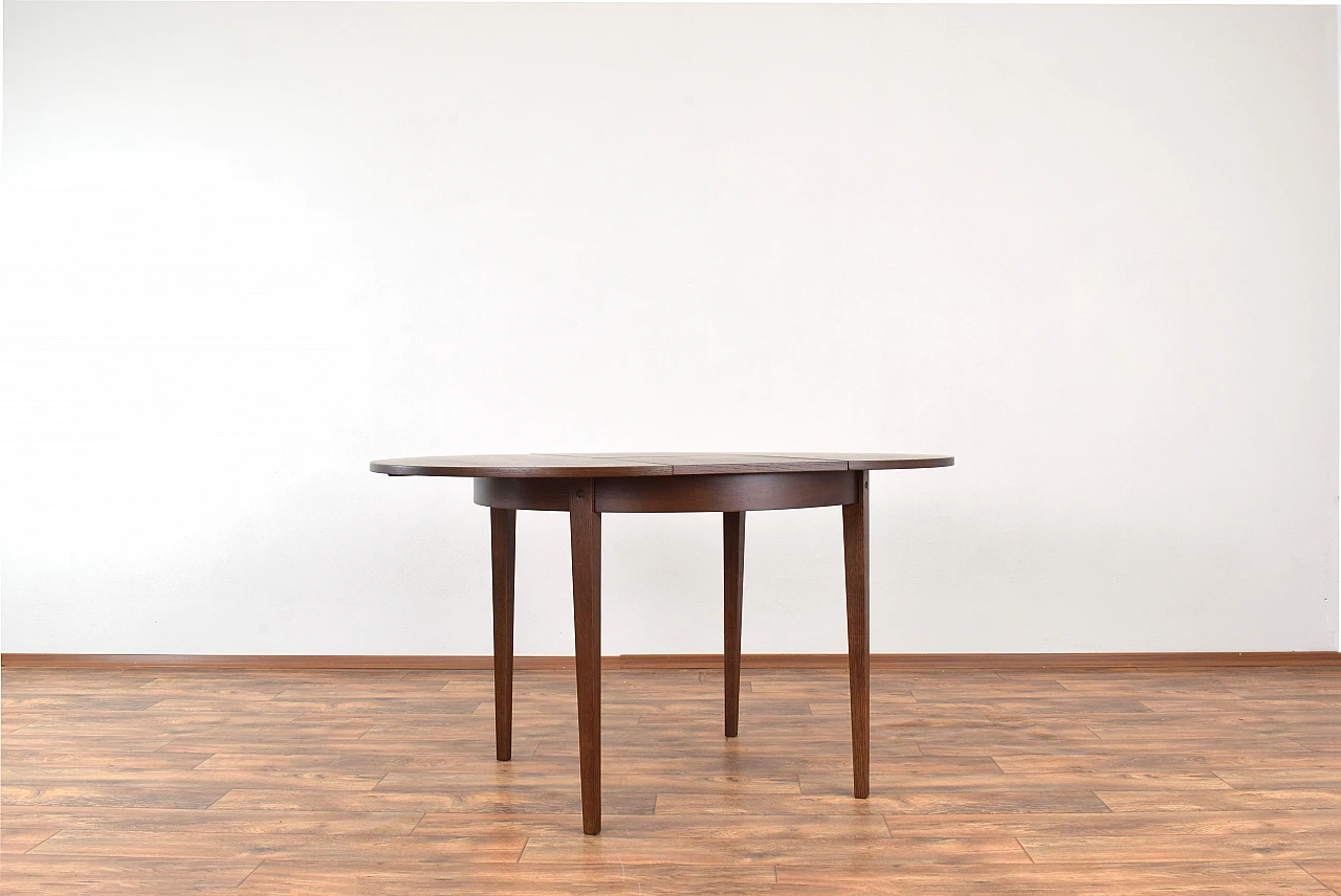 Oak extendable table by Jarocińskie Fabryki Mebli, 1960s 3