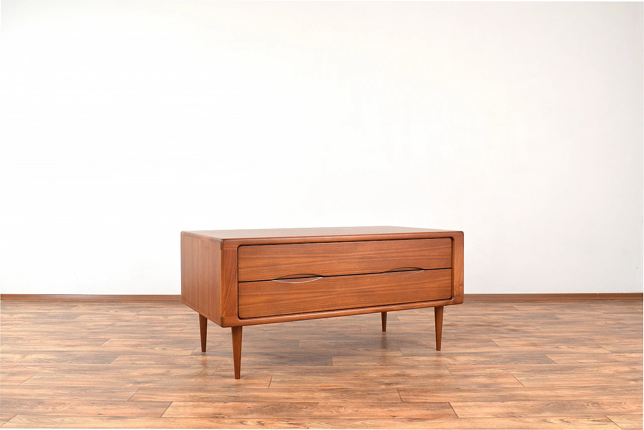 Teak sideboard, chest of drawers and cabinet by Dyrlund, 1960s 11