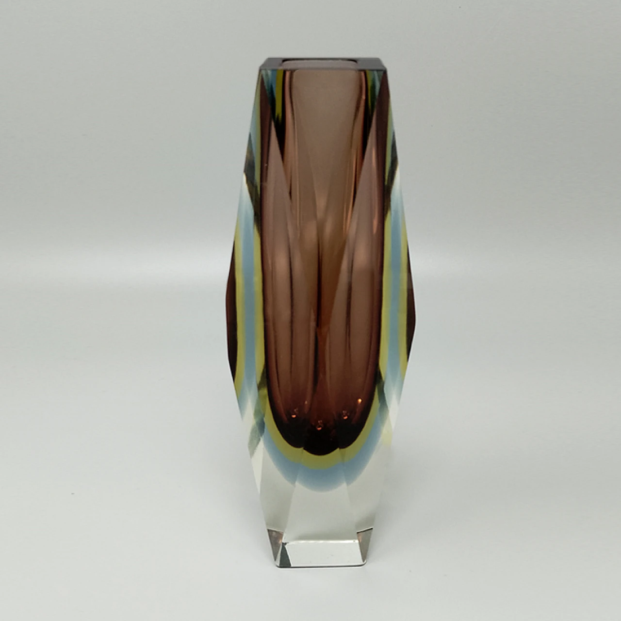 Submerged Murano glass vase by Flavio Poli for Seguso, 1960s 2