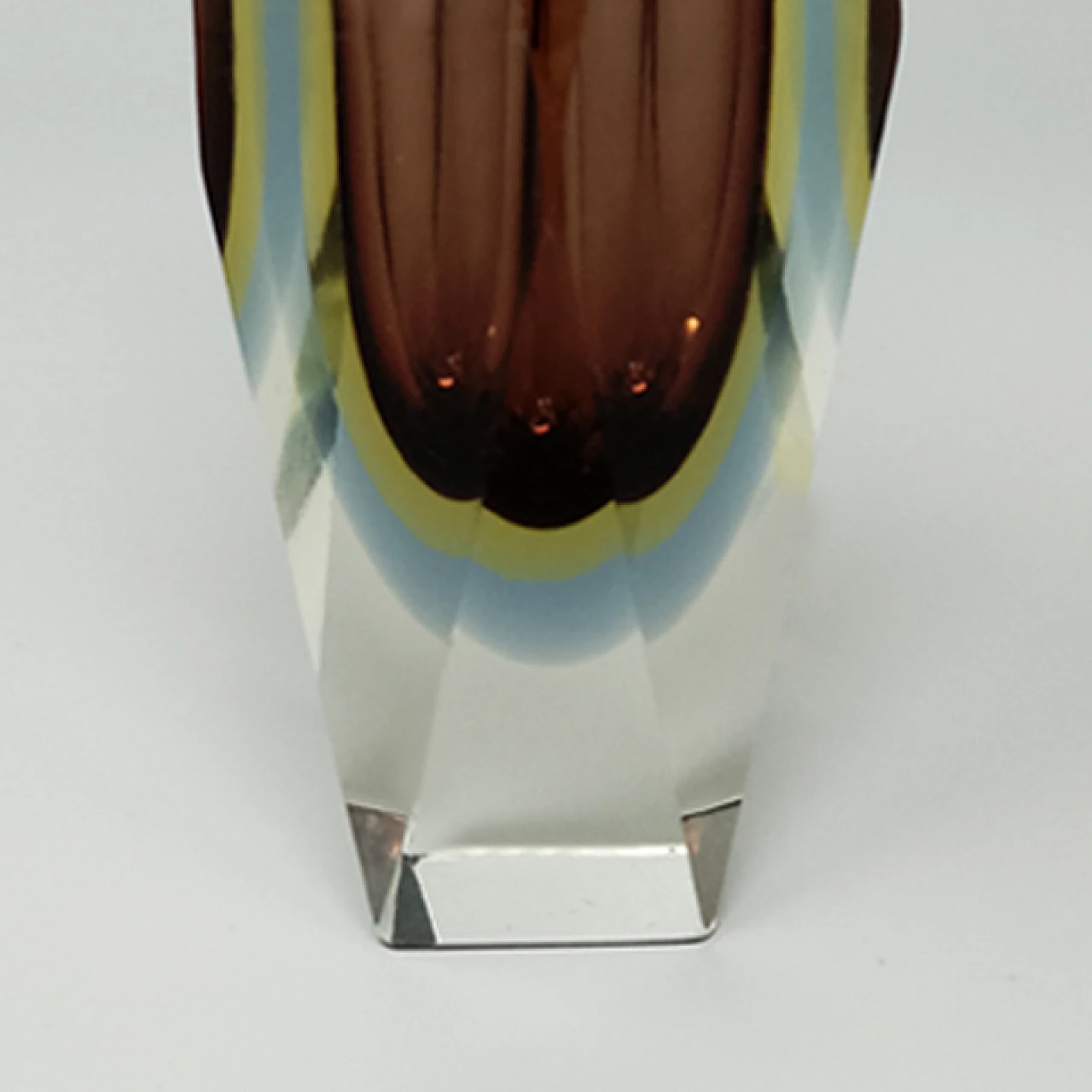 Submerged Murano glass vase by Flavio Poli for Seguso, 1960s 5