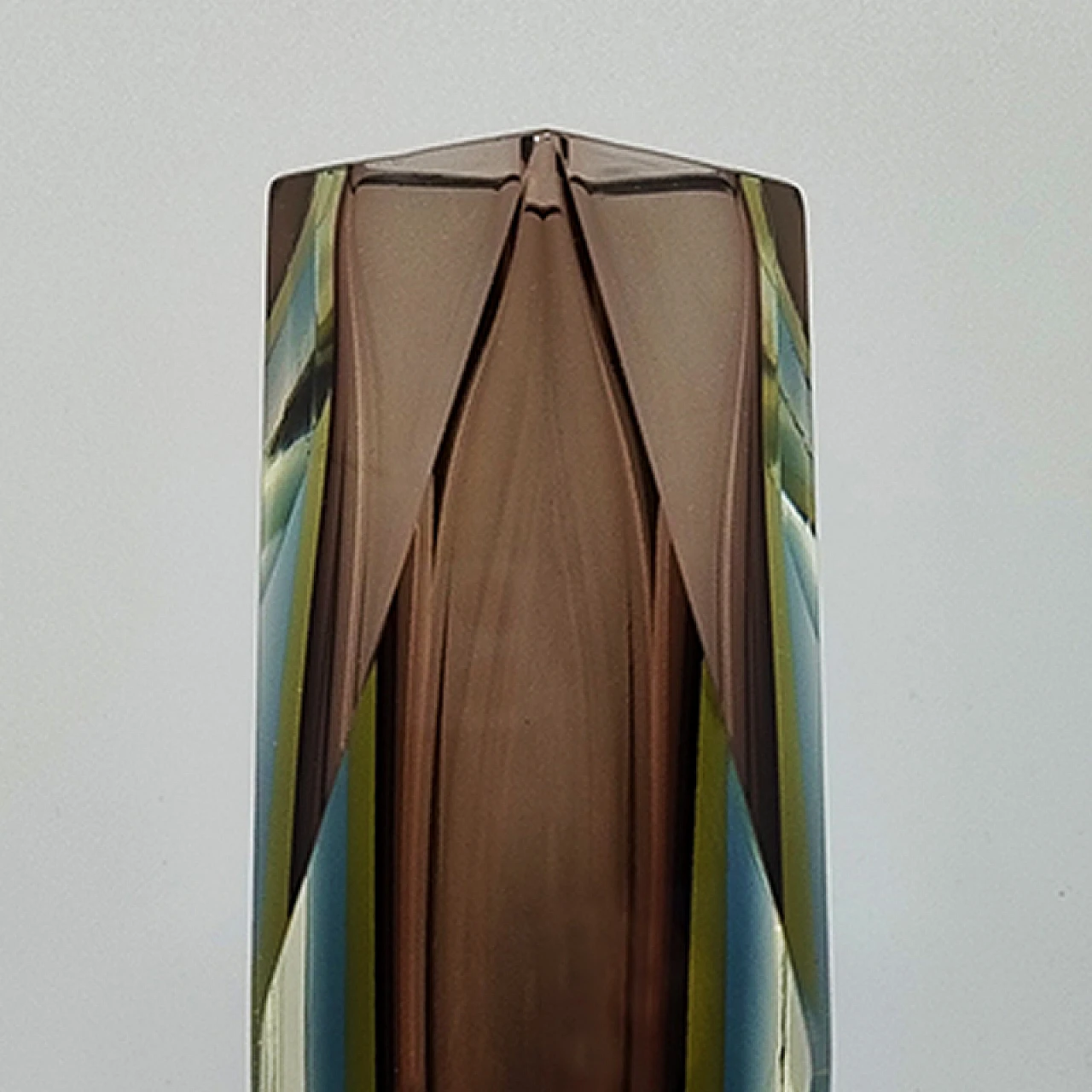 Submerged Murano glass vase by Flavio Poli for Seguso, 1960s 6