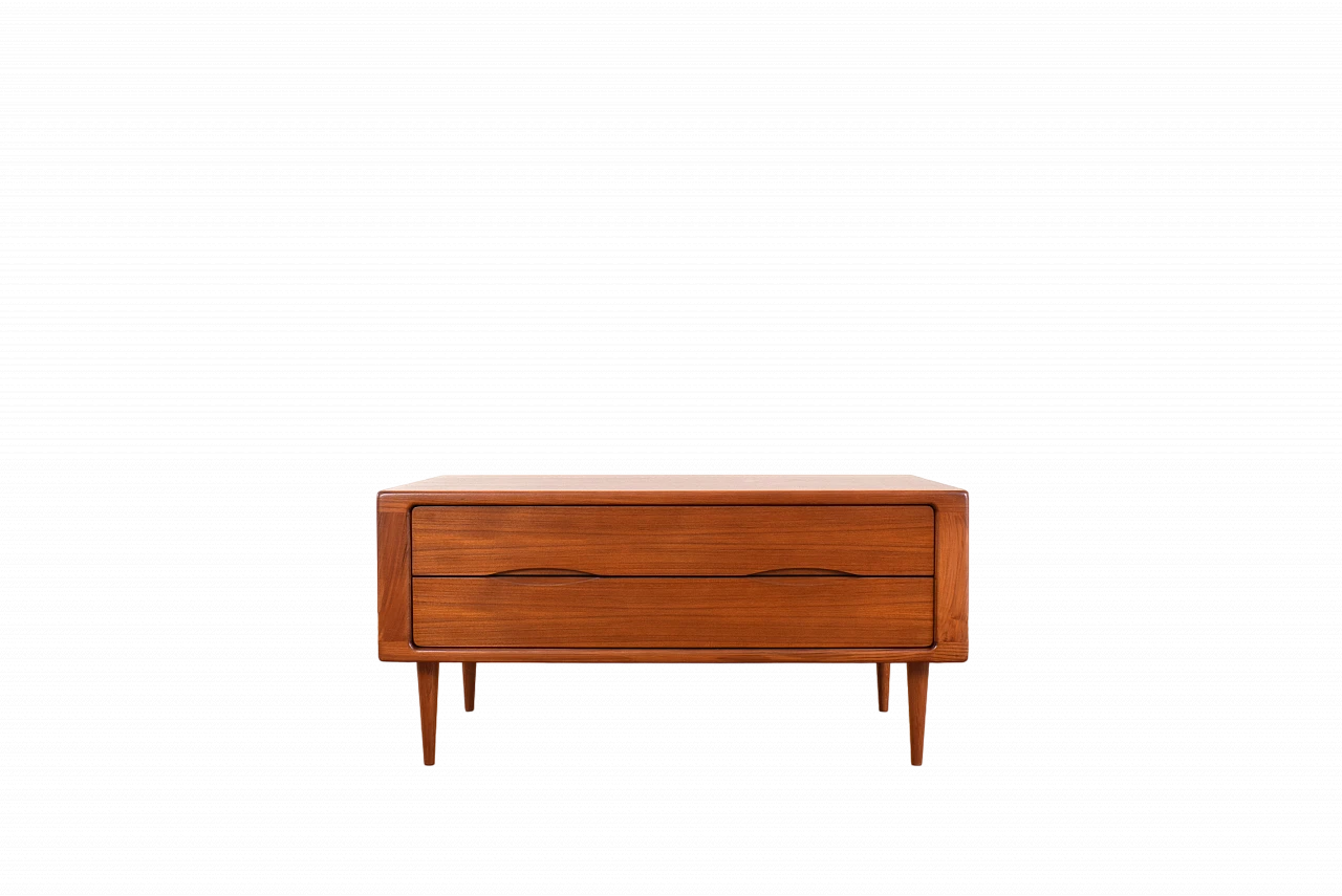 Teak chest of drawers by Dyrlund, 1960s 14