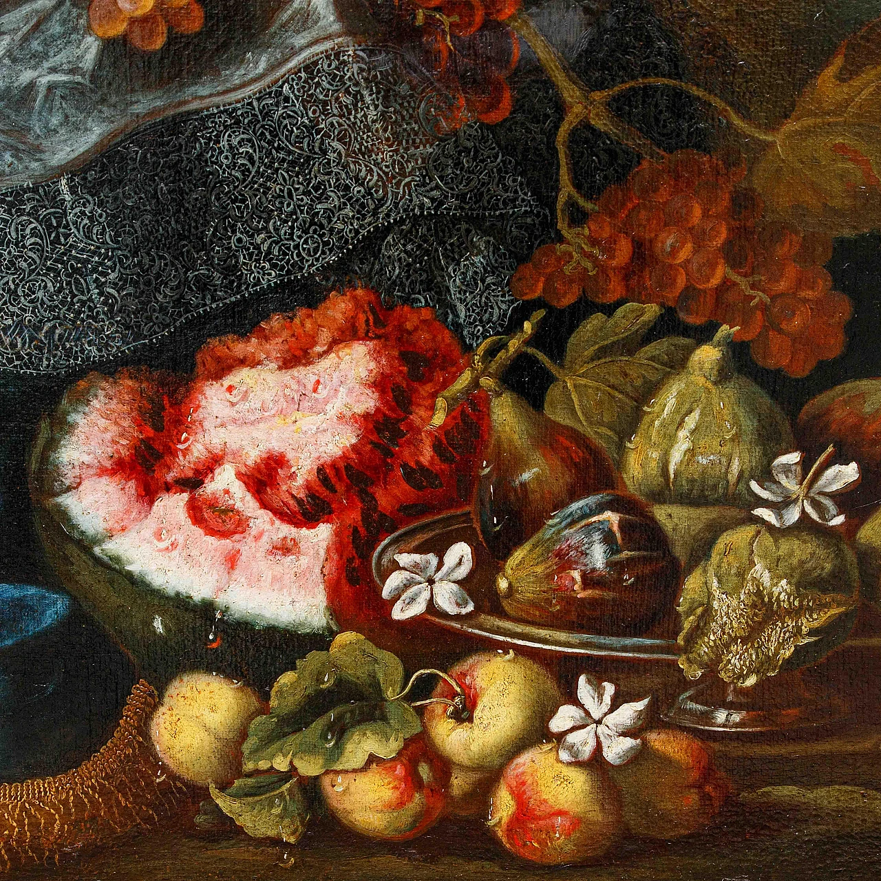 Maximilian Pfeiler, Pair of still life, oil on canvas, 17th century 4