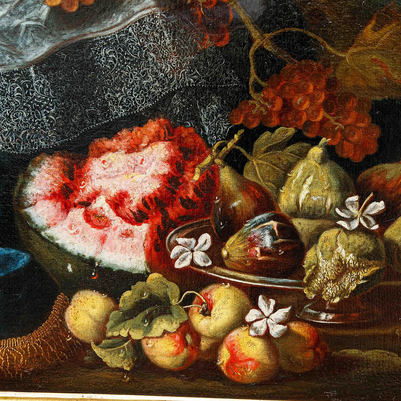 Maximilian Pfeiler, Pair of still life, oil on canvas, 17th century 6