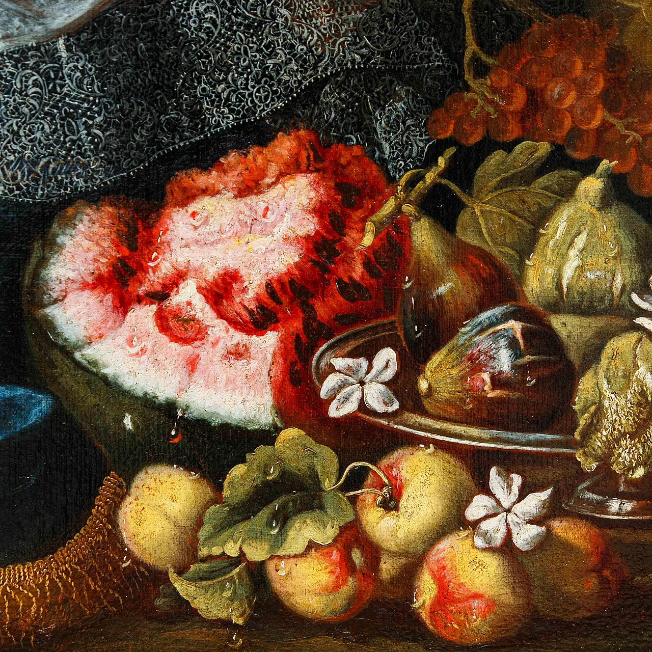 Maximilian Pfeiler, Pair of still life, oil on canvas, 17th century 8