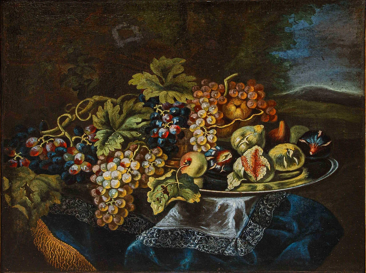 Maximilian Pfeiler, Pair of still life, oil on canvas, 17th century 11