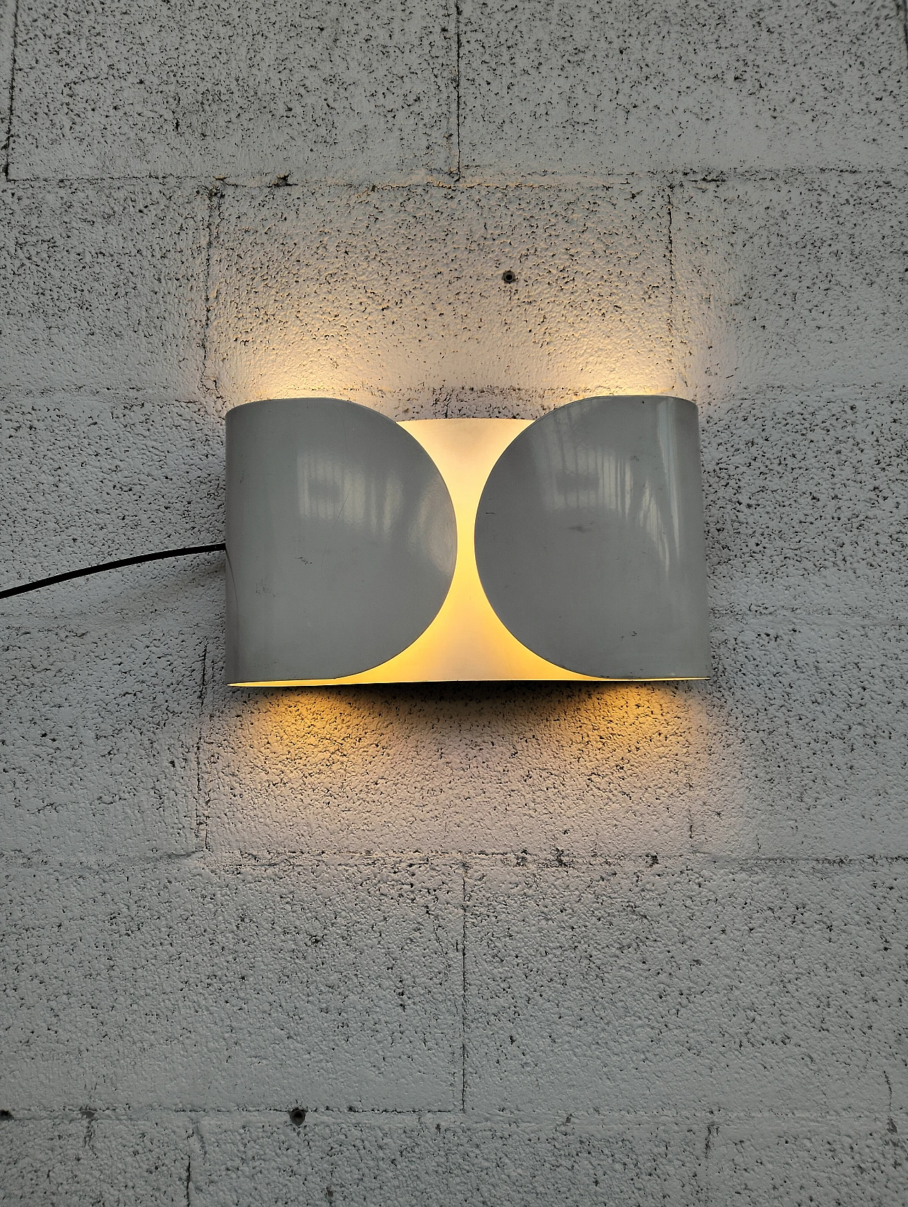 Foglio wall light in metal by Afra & Tobia Scarpa for Flos, 1960s 2