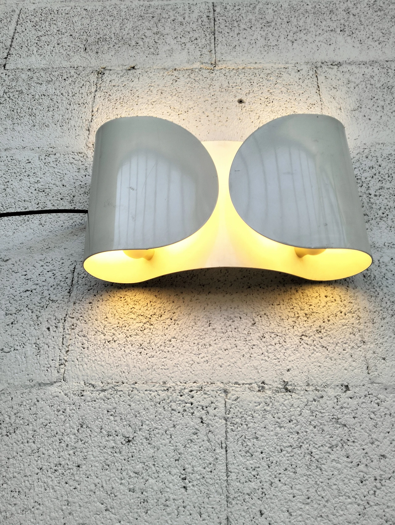 Foglio wall light in metal by Afra & Tobia Scarpa for Flos, 1960s 5