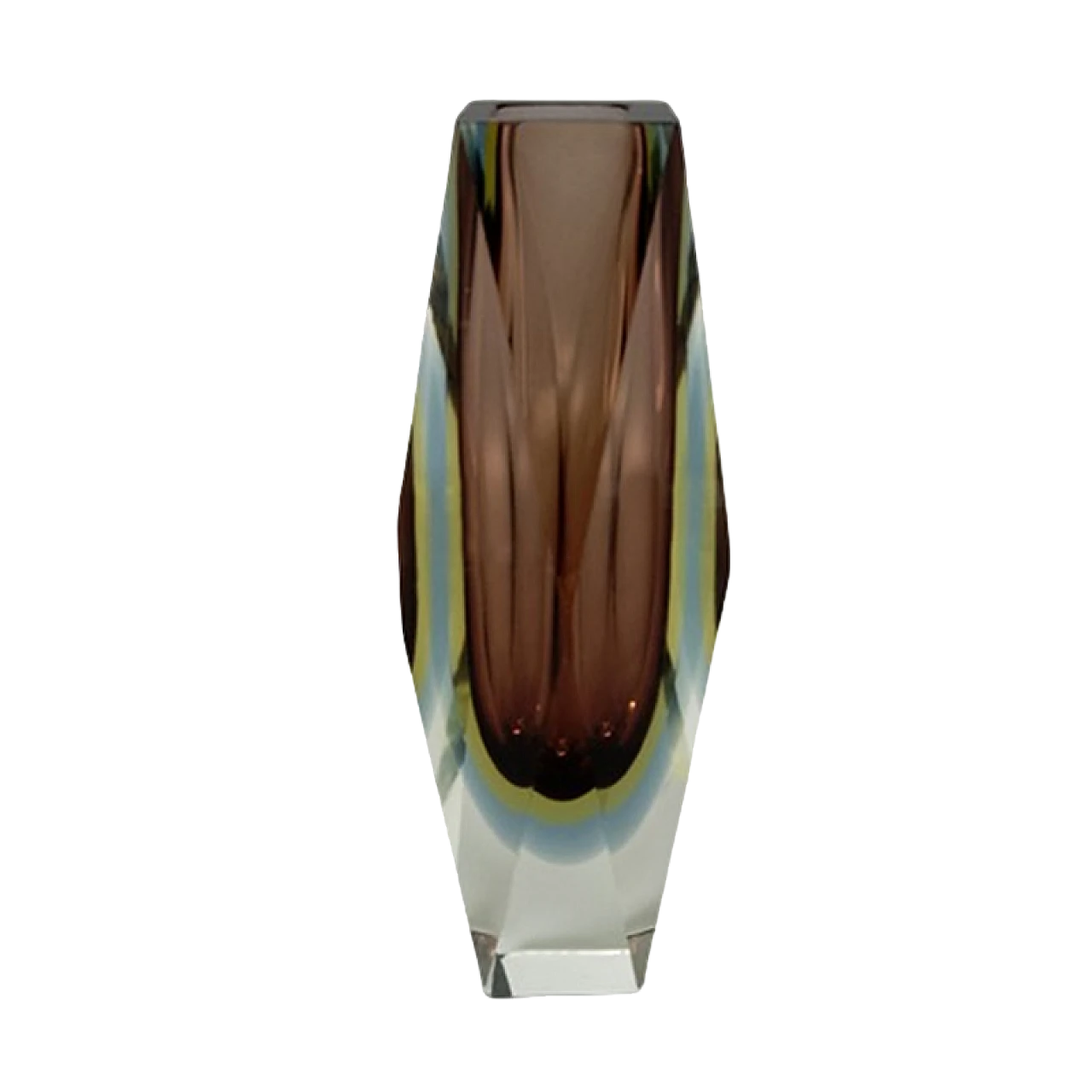 Submerged Murano glass vase by Flavio Poli for Seguso, 1960s 8