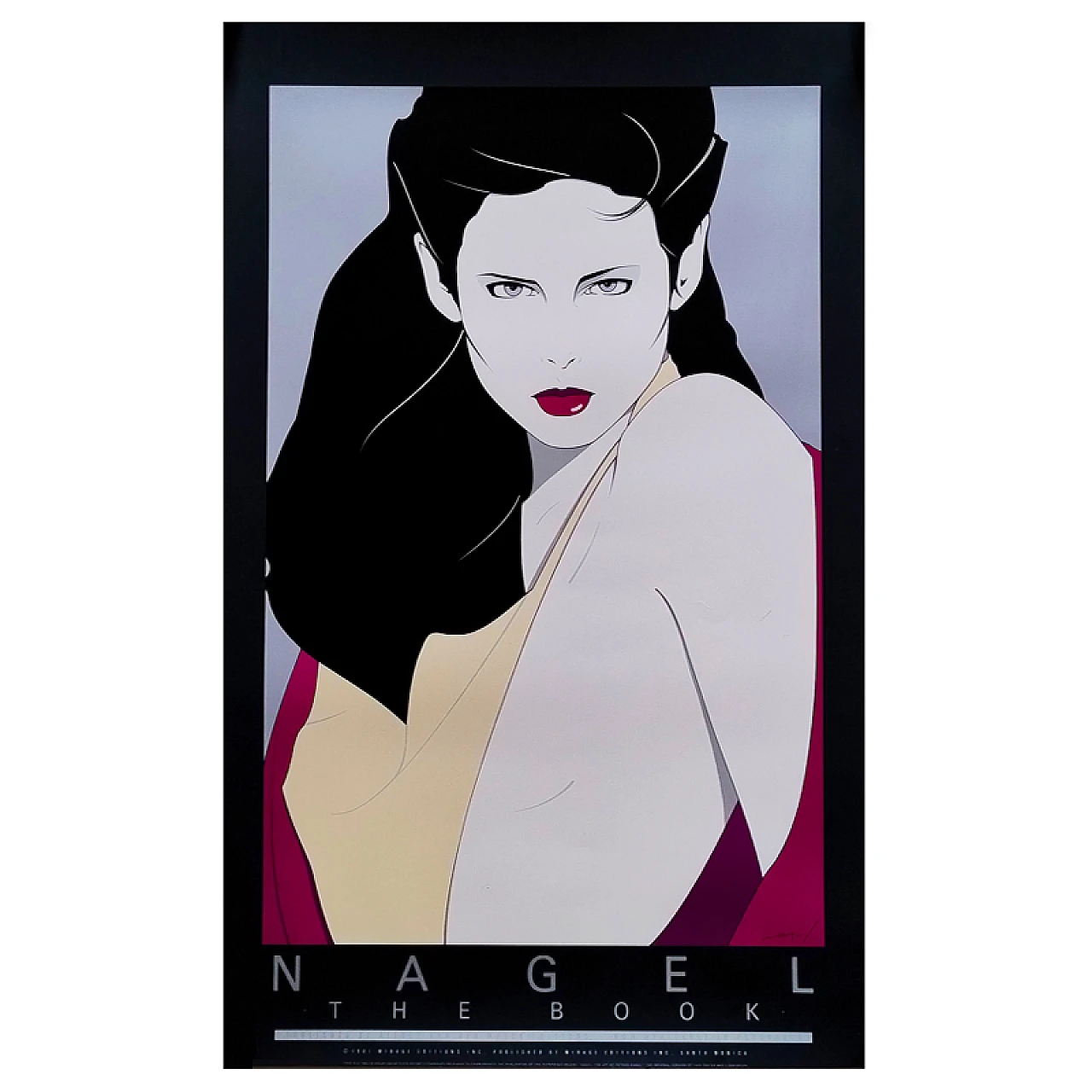 Patrick Nagel, The Book, litografia, anni '80 1