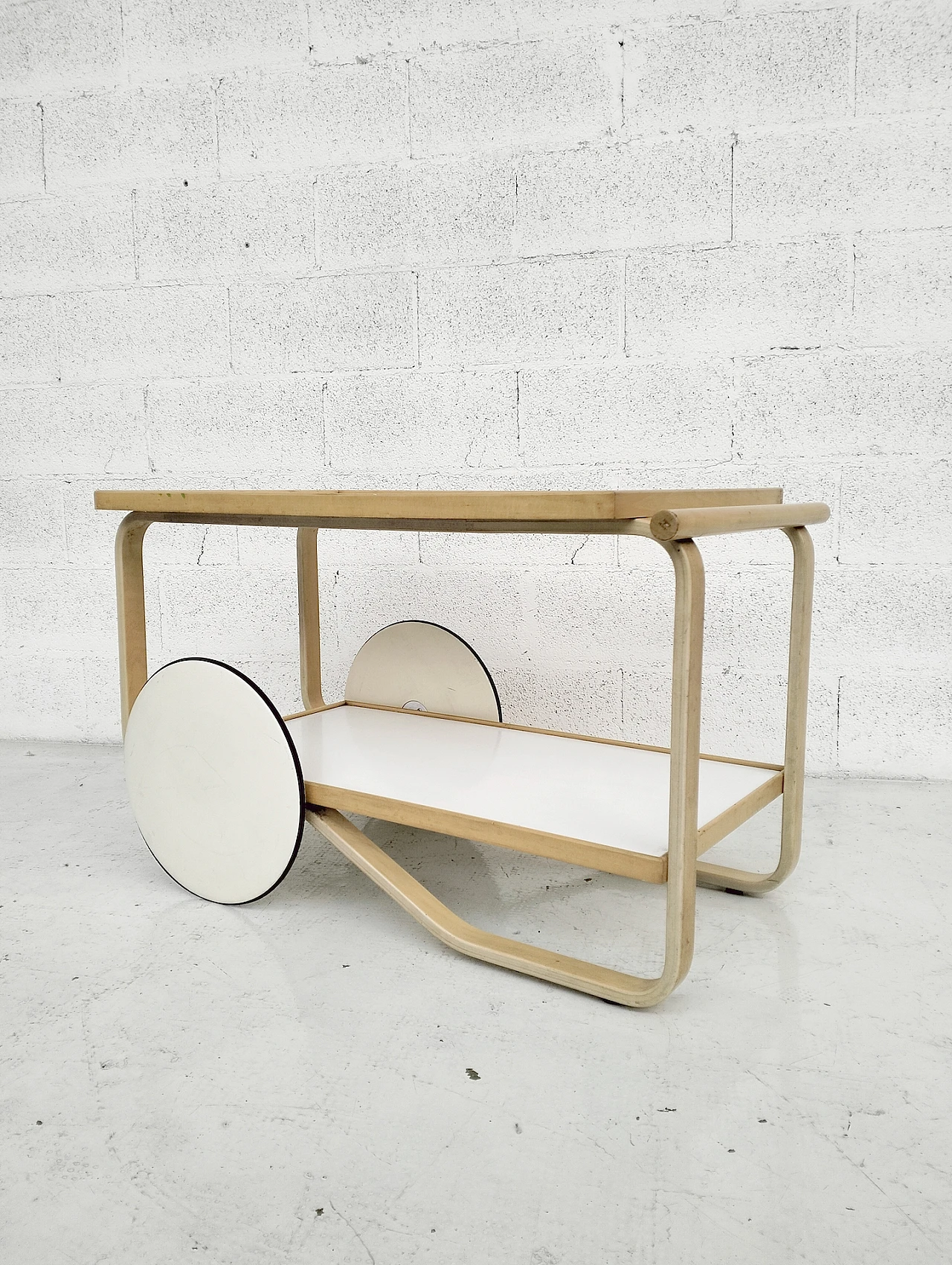 Tea Trolley 901 cart attributed to Alvar Aalto for Artek, 1960s 2