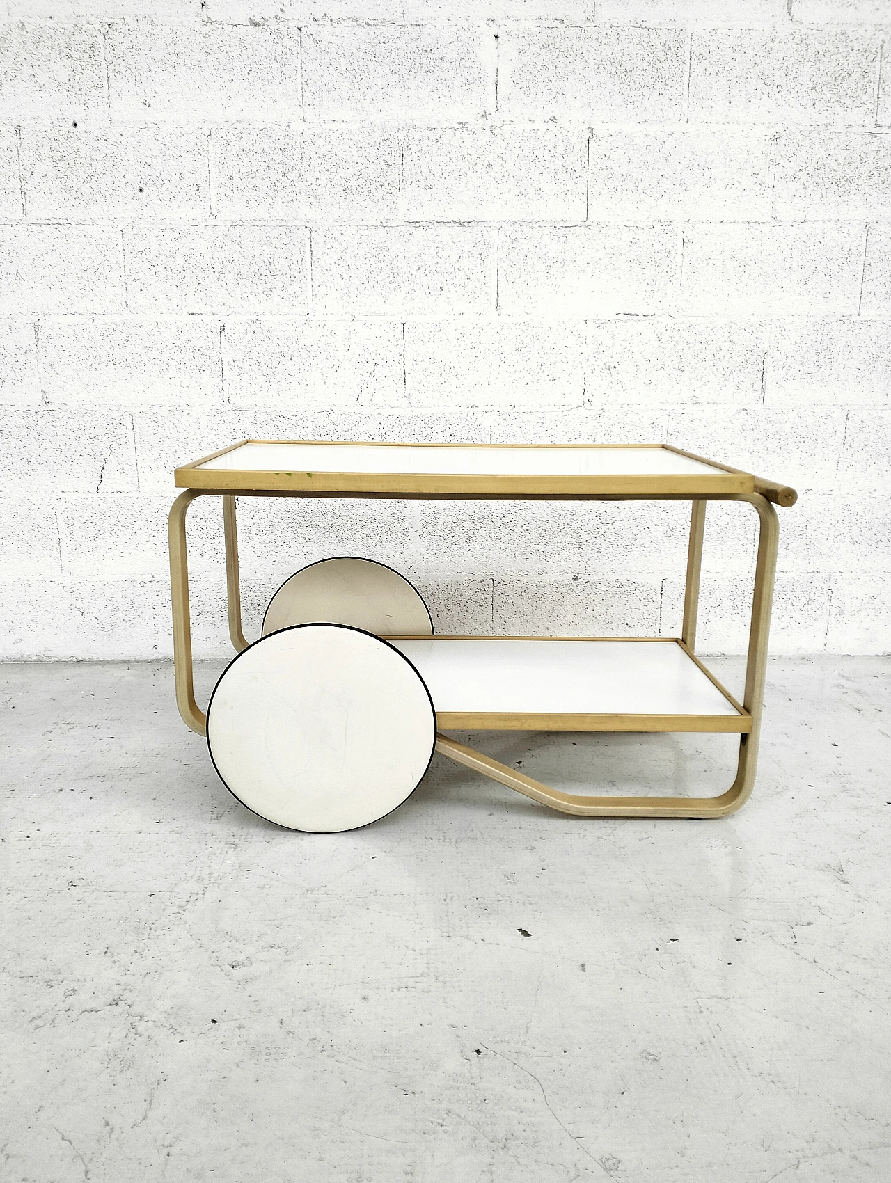 Tea Trolley 901 cart attributed to Alvar Aalto for Artek, 1960s 5