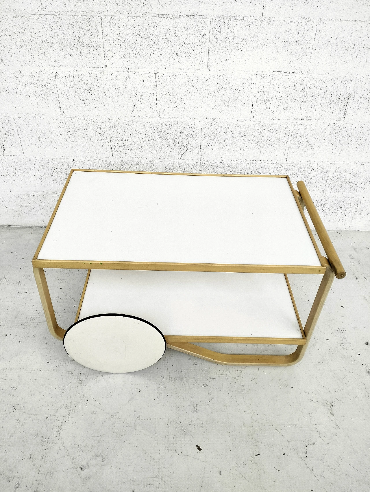 Tea Trolley 901 cart attributed to Alvar Aalto for Artek, 1960s 6