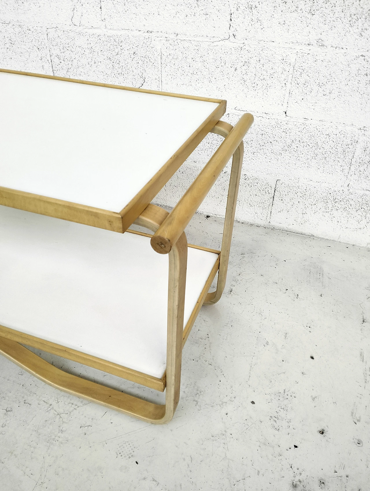 Tea Trolley 901 cart attributed to Alvar Aalto for Artek, 1960s 7