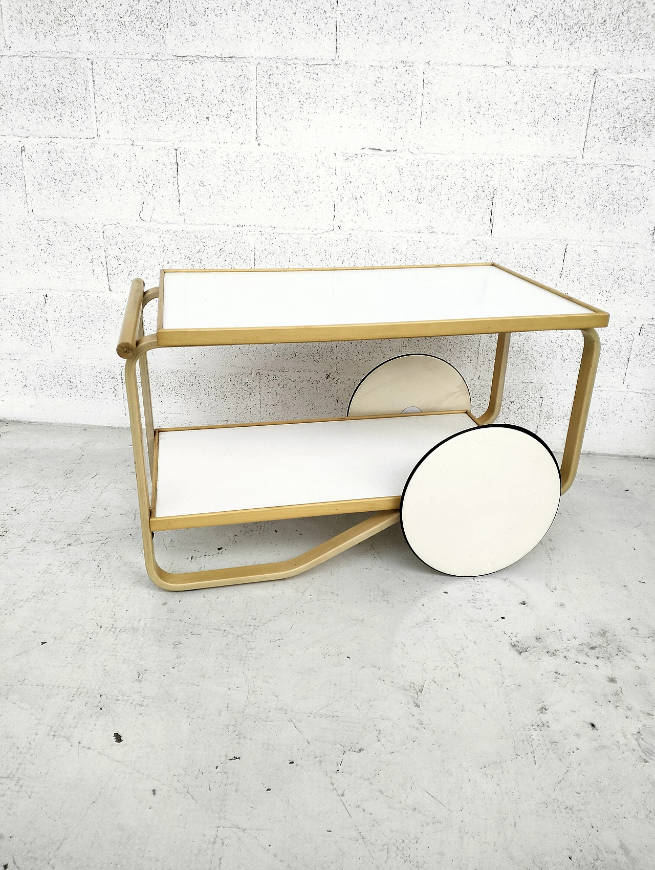 Tea Trolley 901 cart attributed to Alvar Aalto for Artek, 1960s 11