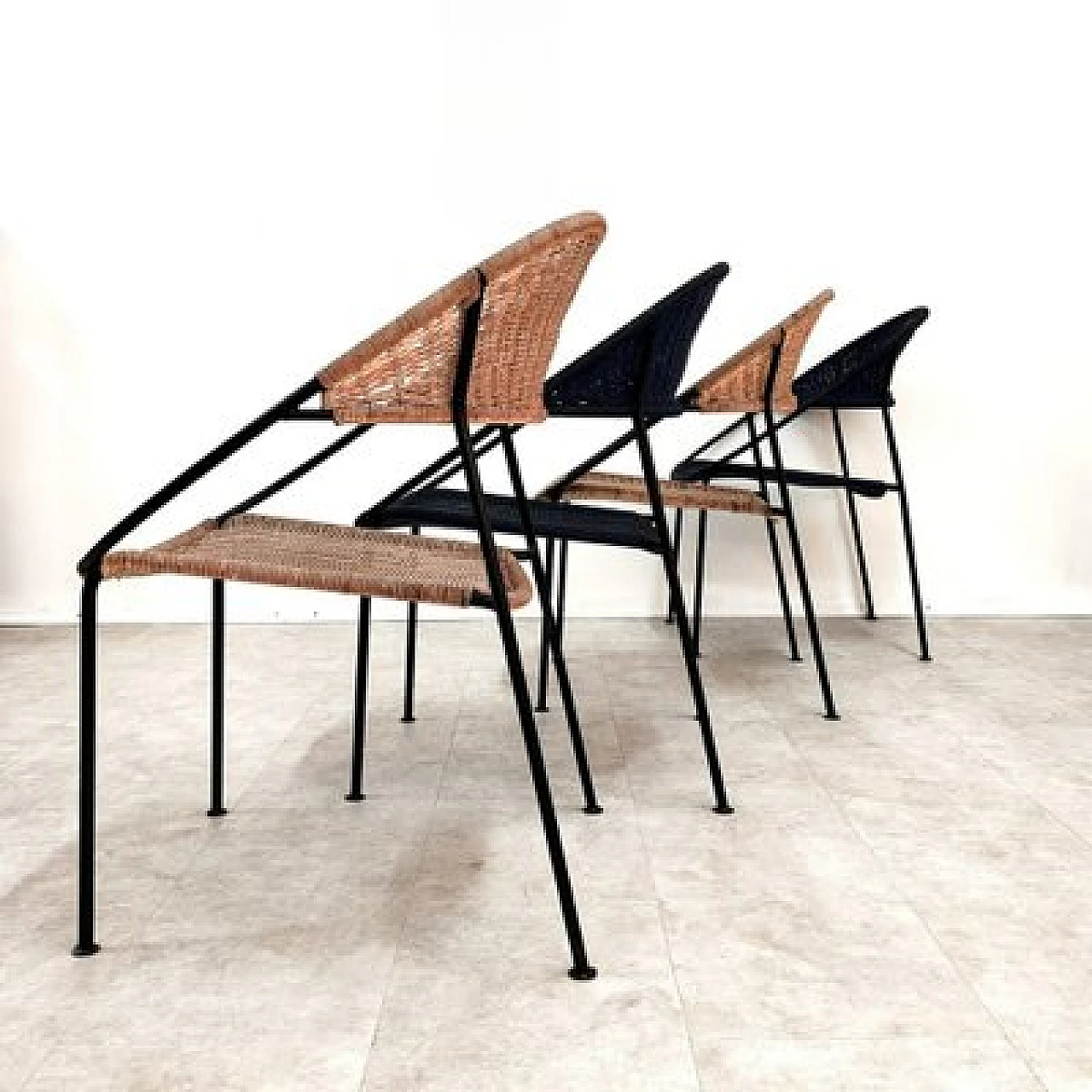 4 Chairs by Gastone Rinaldi for Rima, 1950s 2