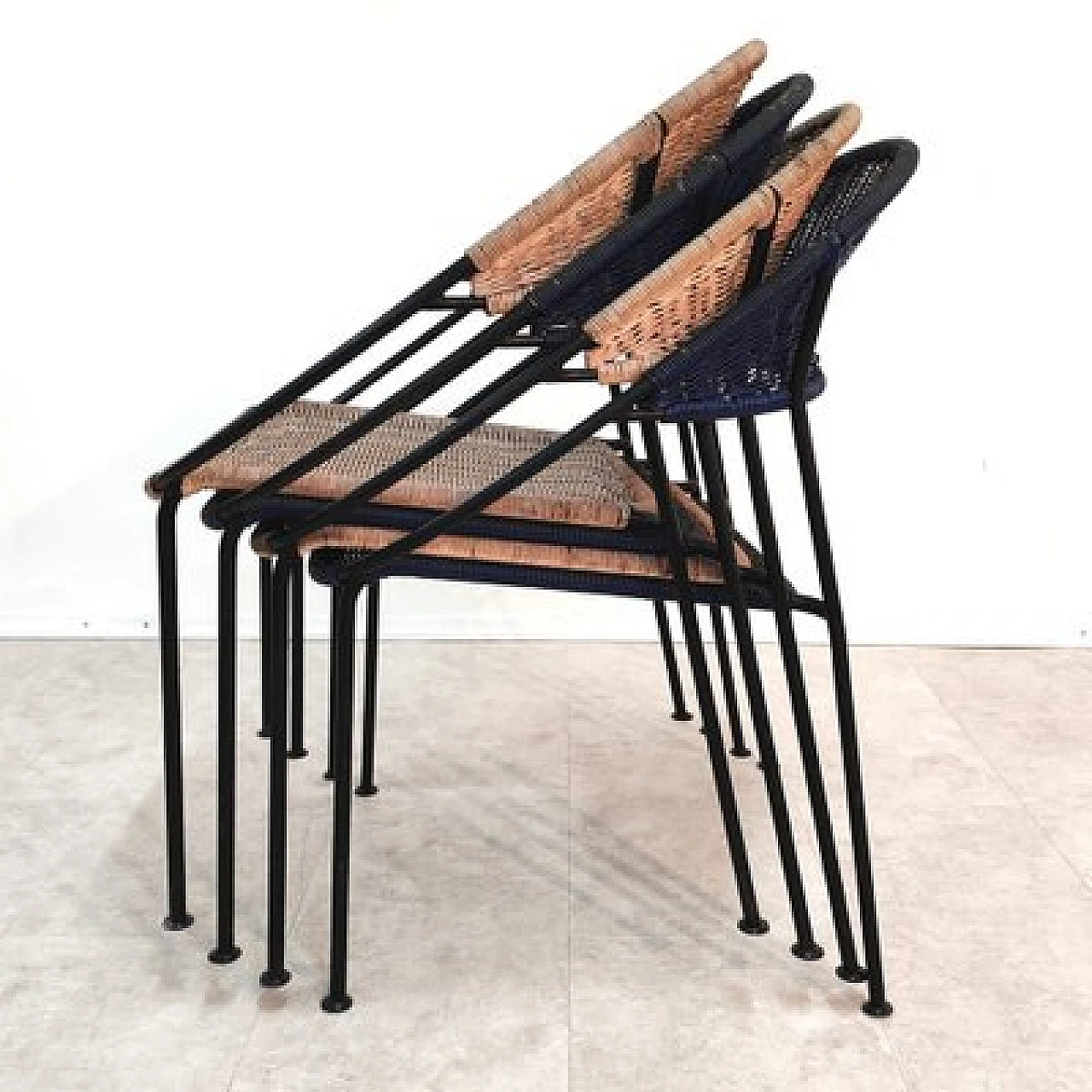 4 Chairs by Gastone Rinaldi for Rima, 1950s 3