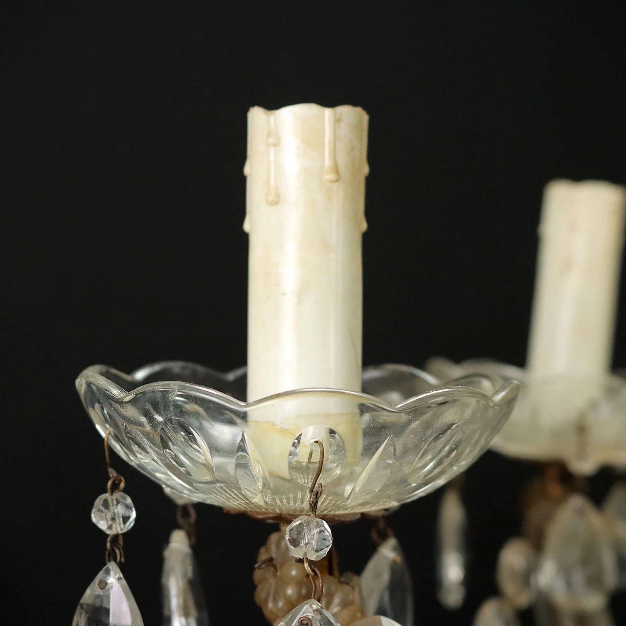 Maria Theresa style glass chandelier, early 20th century 5