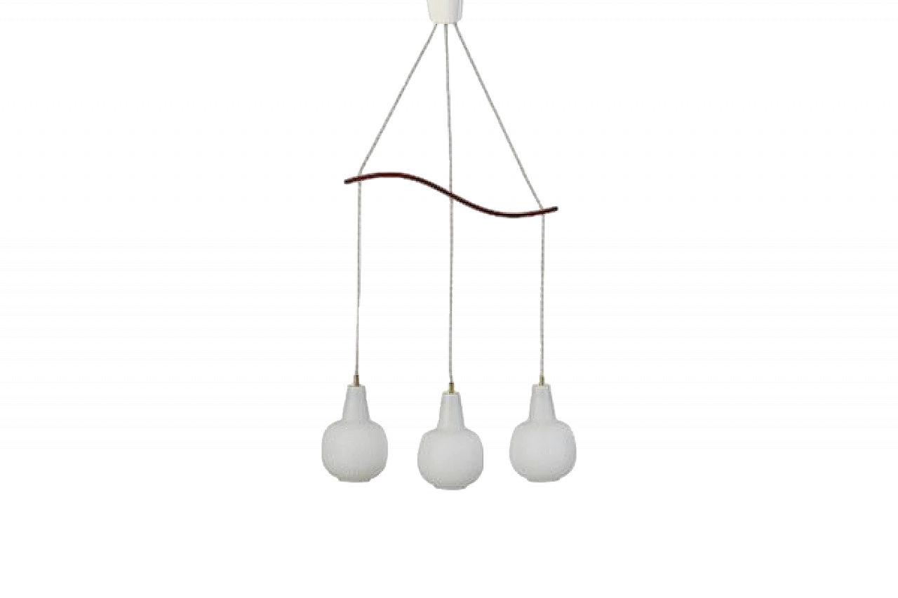 Rimini chandelier by Aloys Gangkofner for Peill & Putzler, 1960s 8