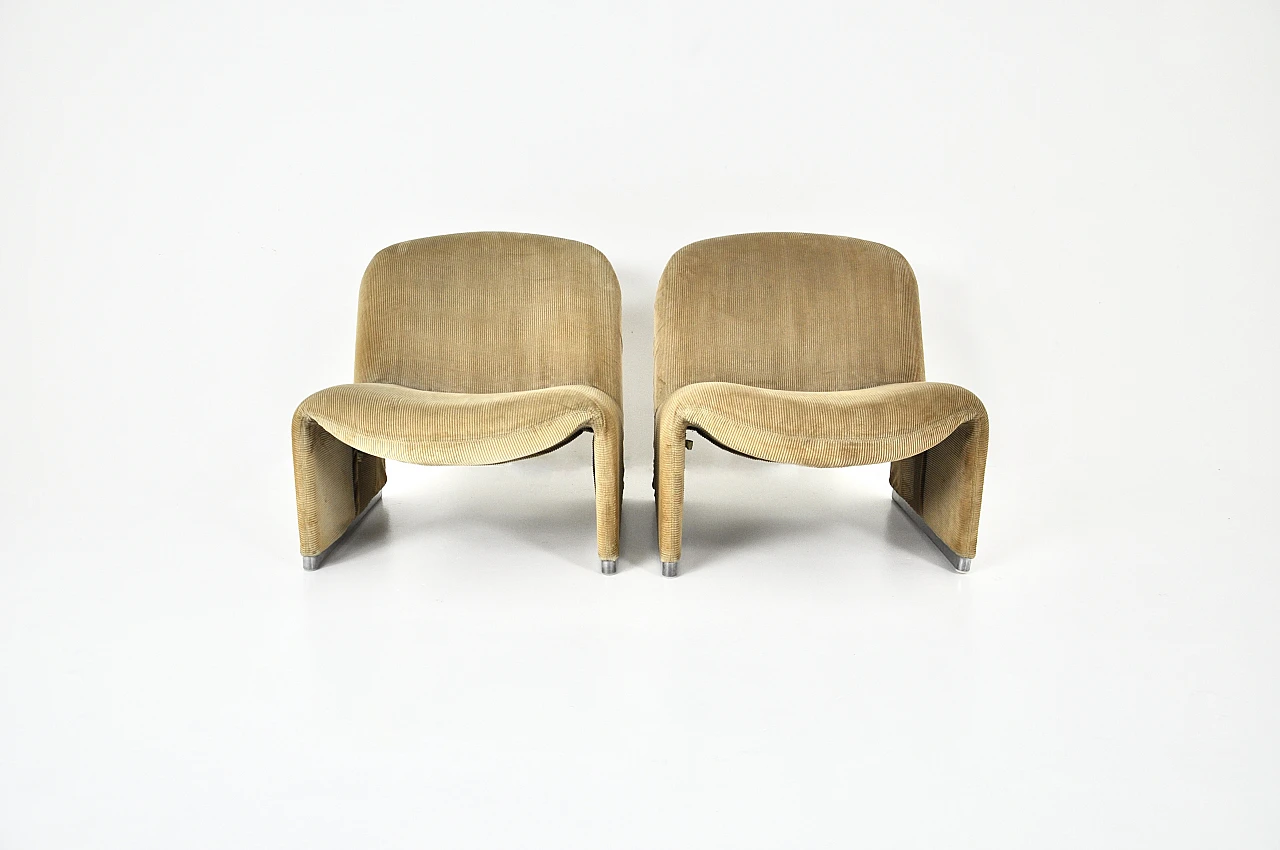 Pair of Alky armchairs by G. Piretti for Anonima Castelli, 1970s 3