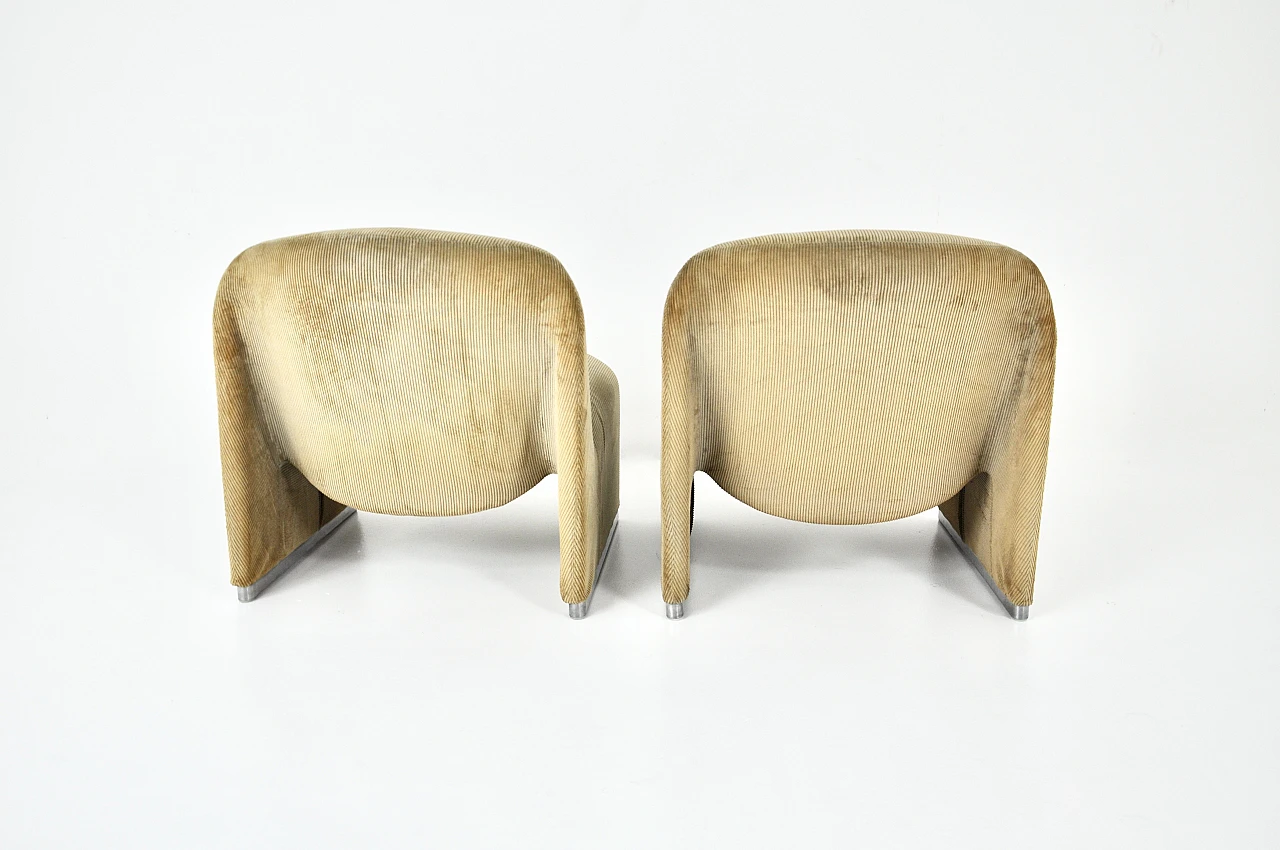 Pair of Alky armchairs by G. Piretti for Anonima Castelli, 1970s 5