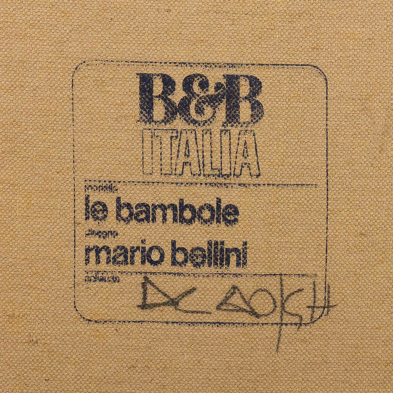 Le Bambole armchair by M. Bellini for B&B Italia, 1970s 16