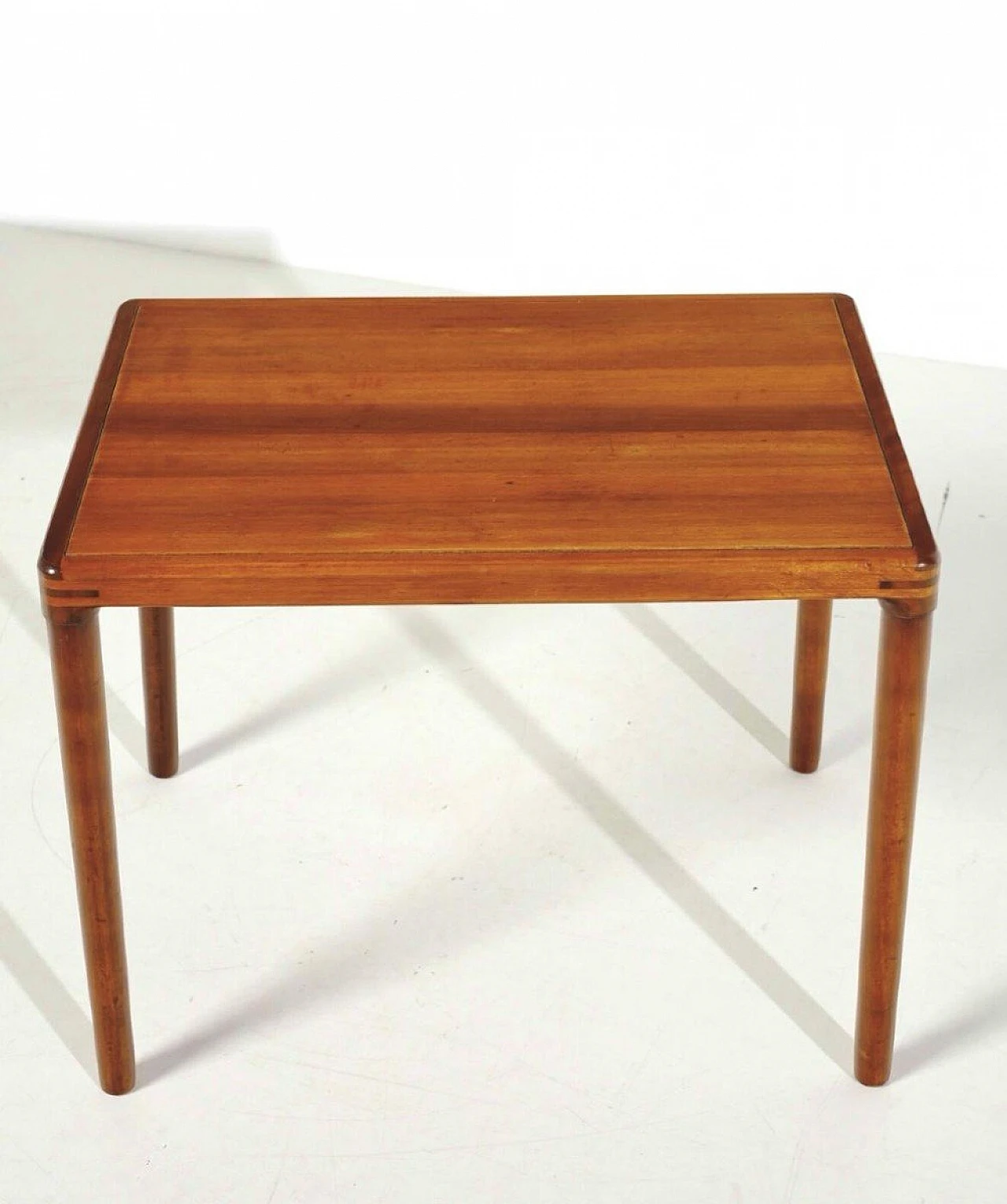 Walnut coffee table by Camacho Roldan y Artecto, 1960s 2