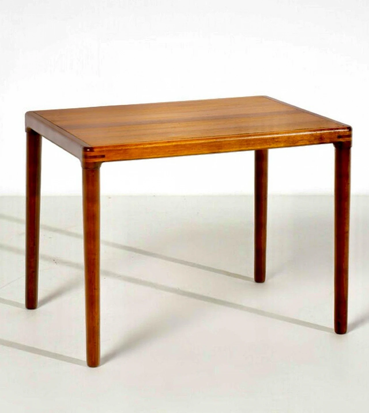 Walnut coffee table by Camacho Roldan y Artecto, 1960s 3