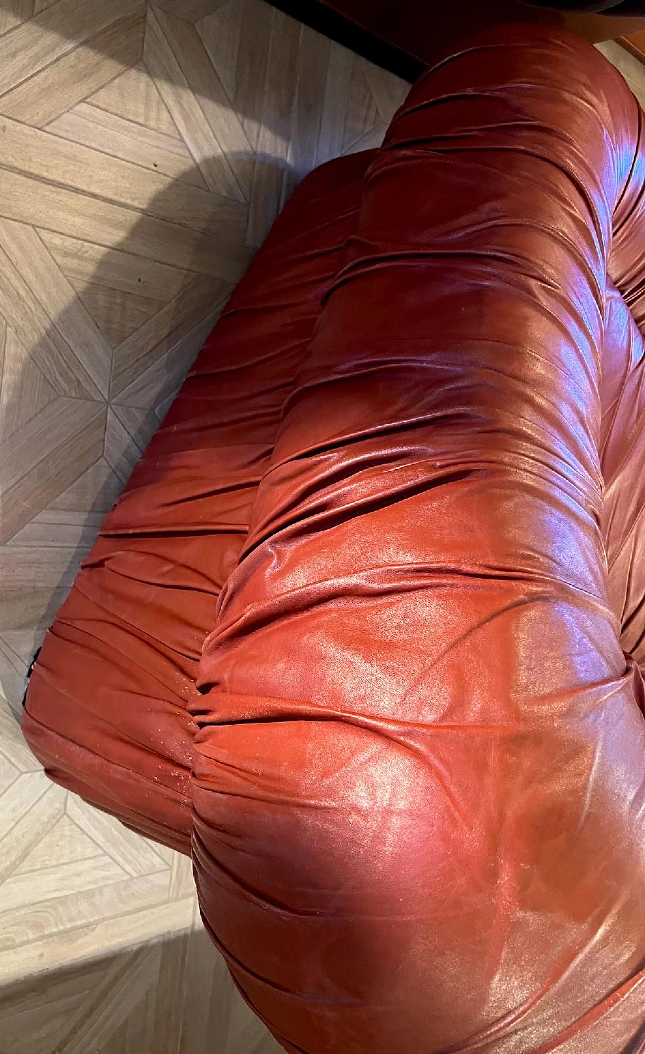 Leather sofa by De Pas D’Urbino & Lomazzi for Dell'Oca, 1970s 2