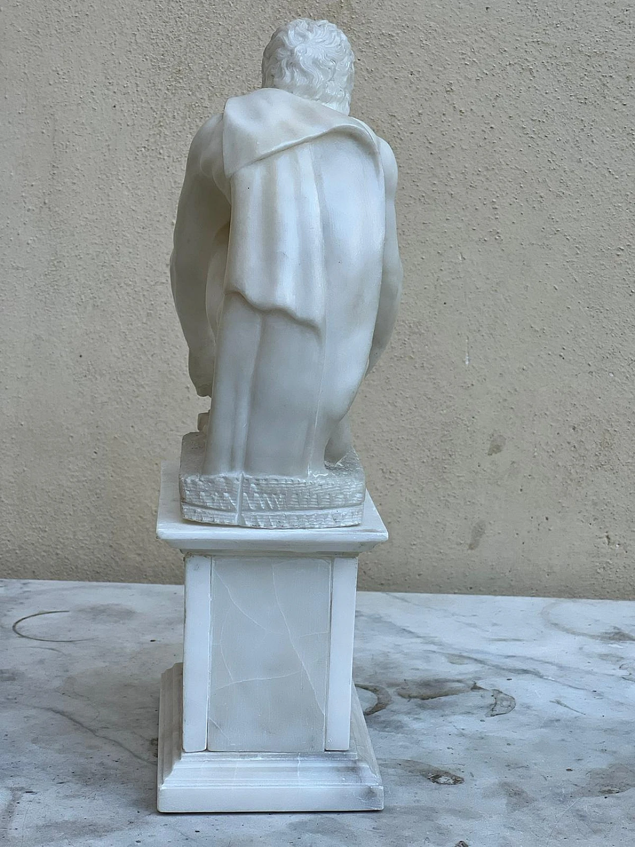 Davide contro Golia, scultura in alabastro, '800 3