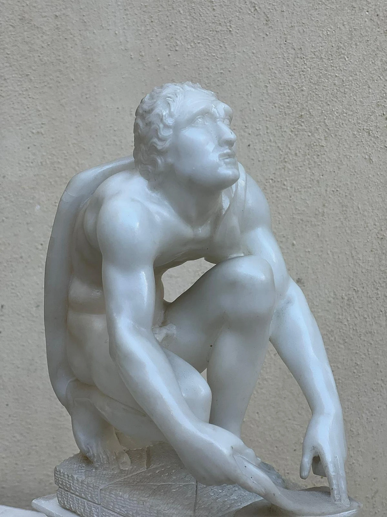 Davide contro Golia, scultura in alabastro, '800 11