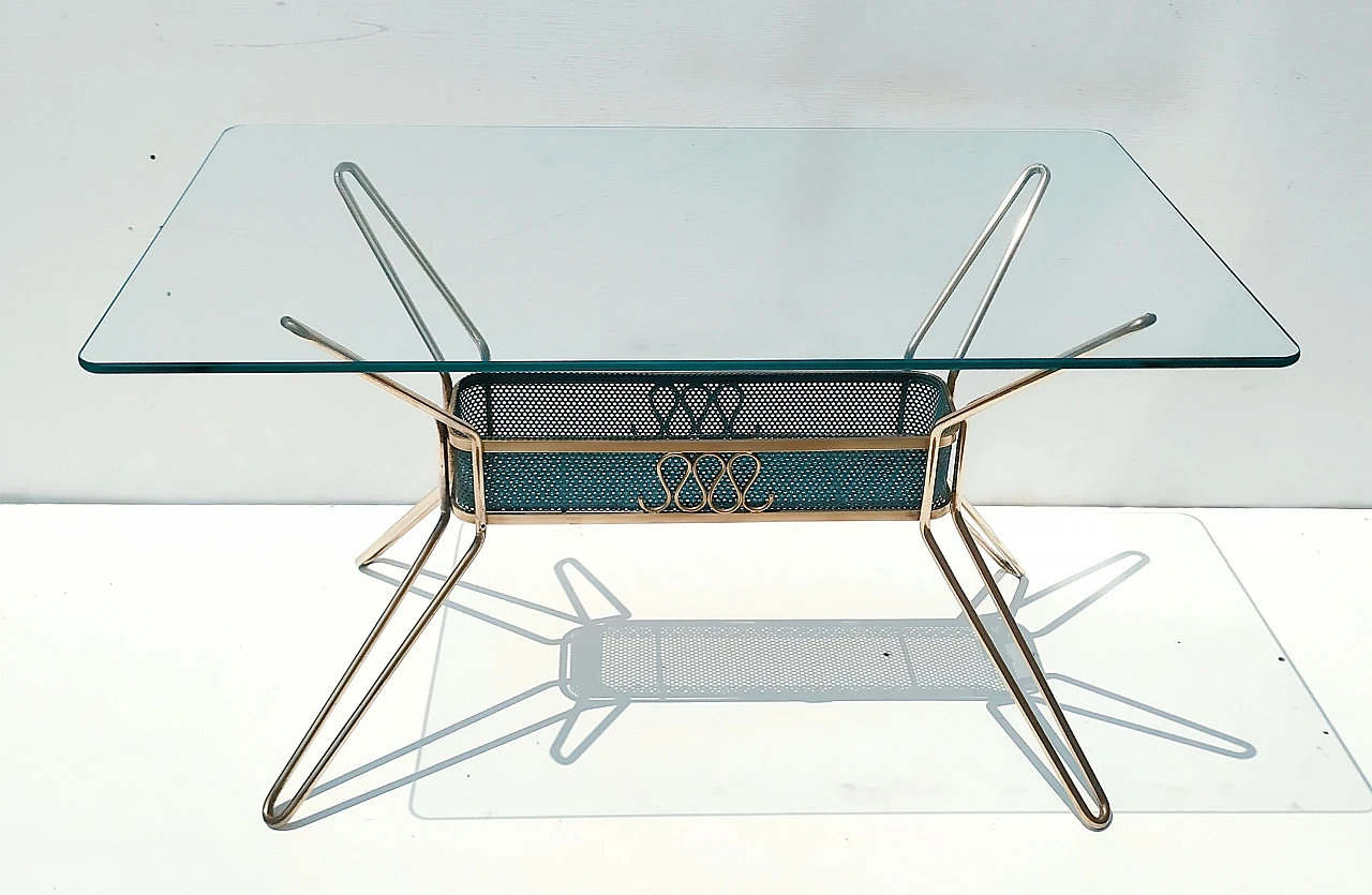 Coffee table attributed to Cesare Lacca for Fontana Arte, 1950s 10