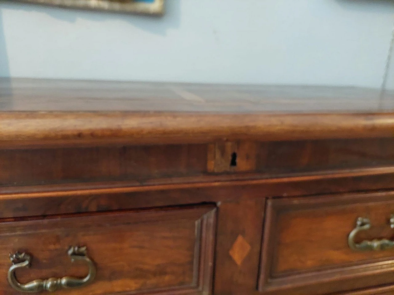 Tuscan paneled and solid walnut commode, 17th century 9