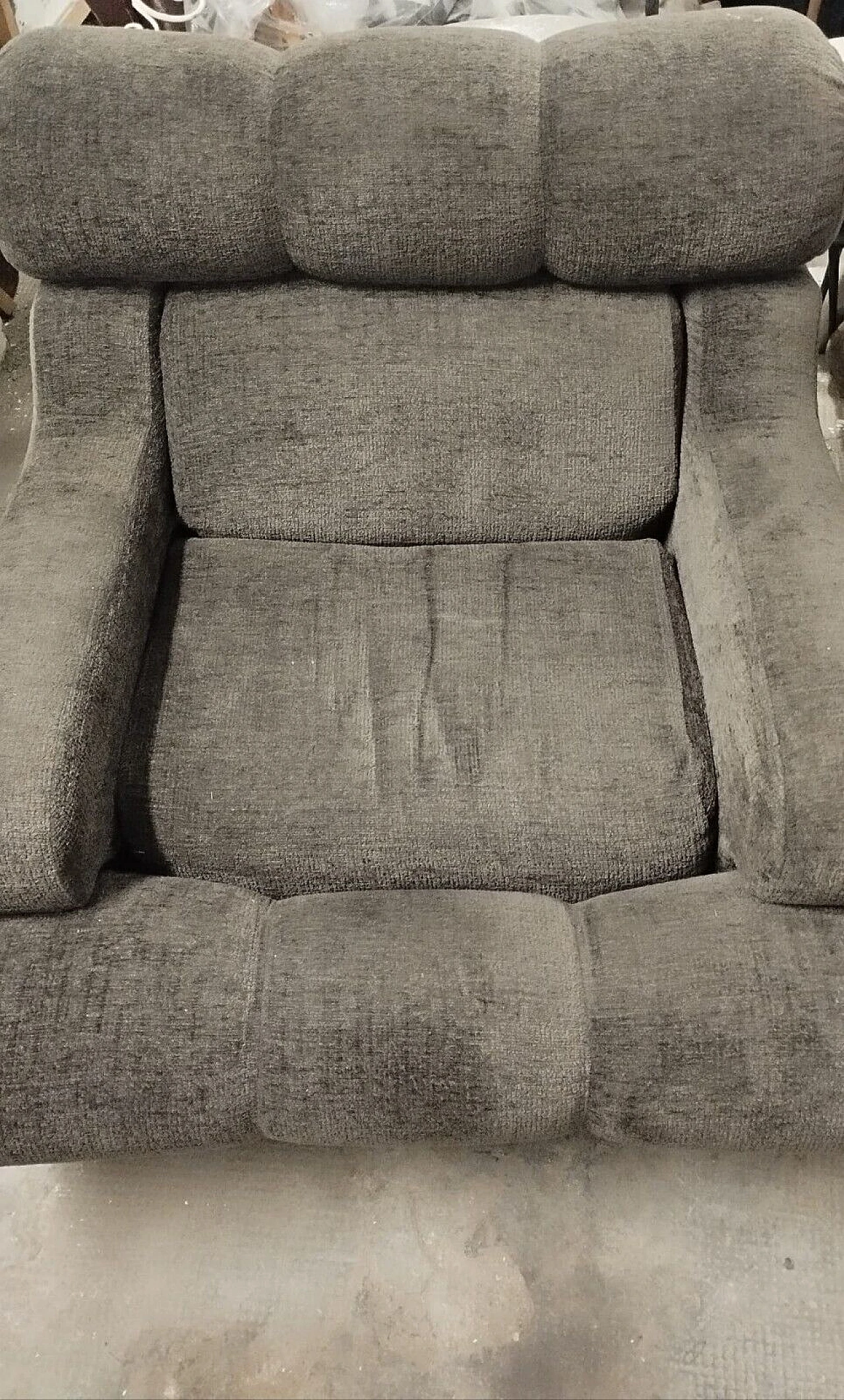 Pair of fabric armchairs, 1990s 13