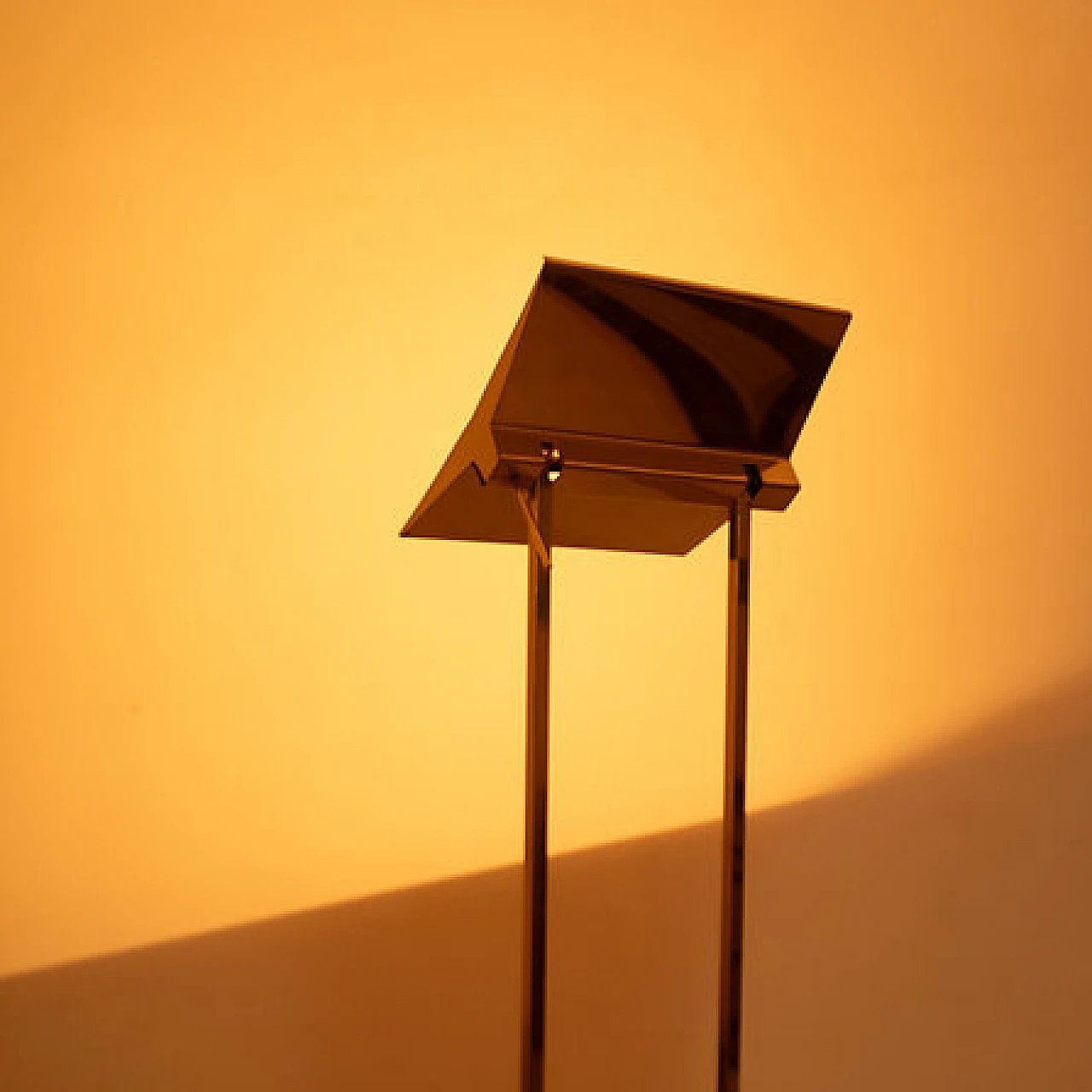 Brass Concord floor lamp by Marco Zotta, 1980s 3