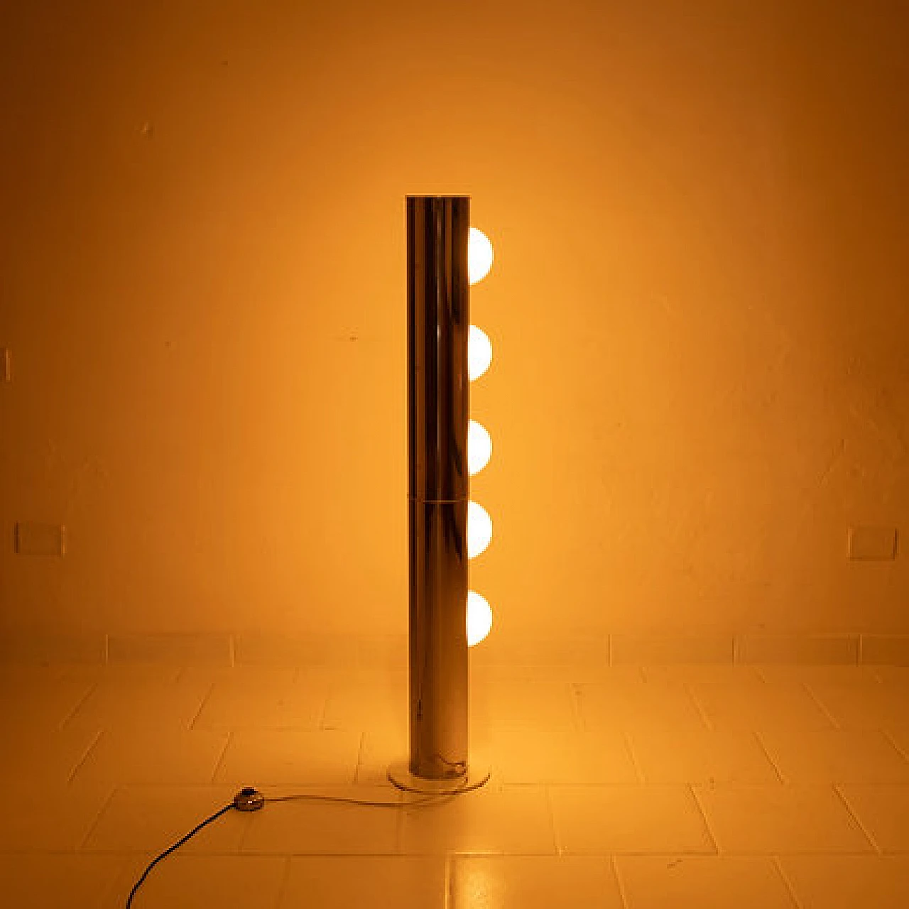 P436 Stalagmite floor lamp by Pat Hoffman for Luci, 1960s 6