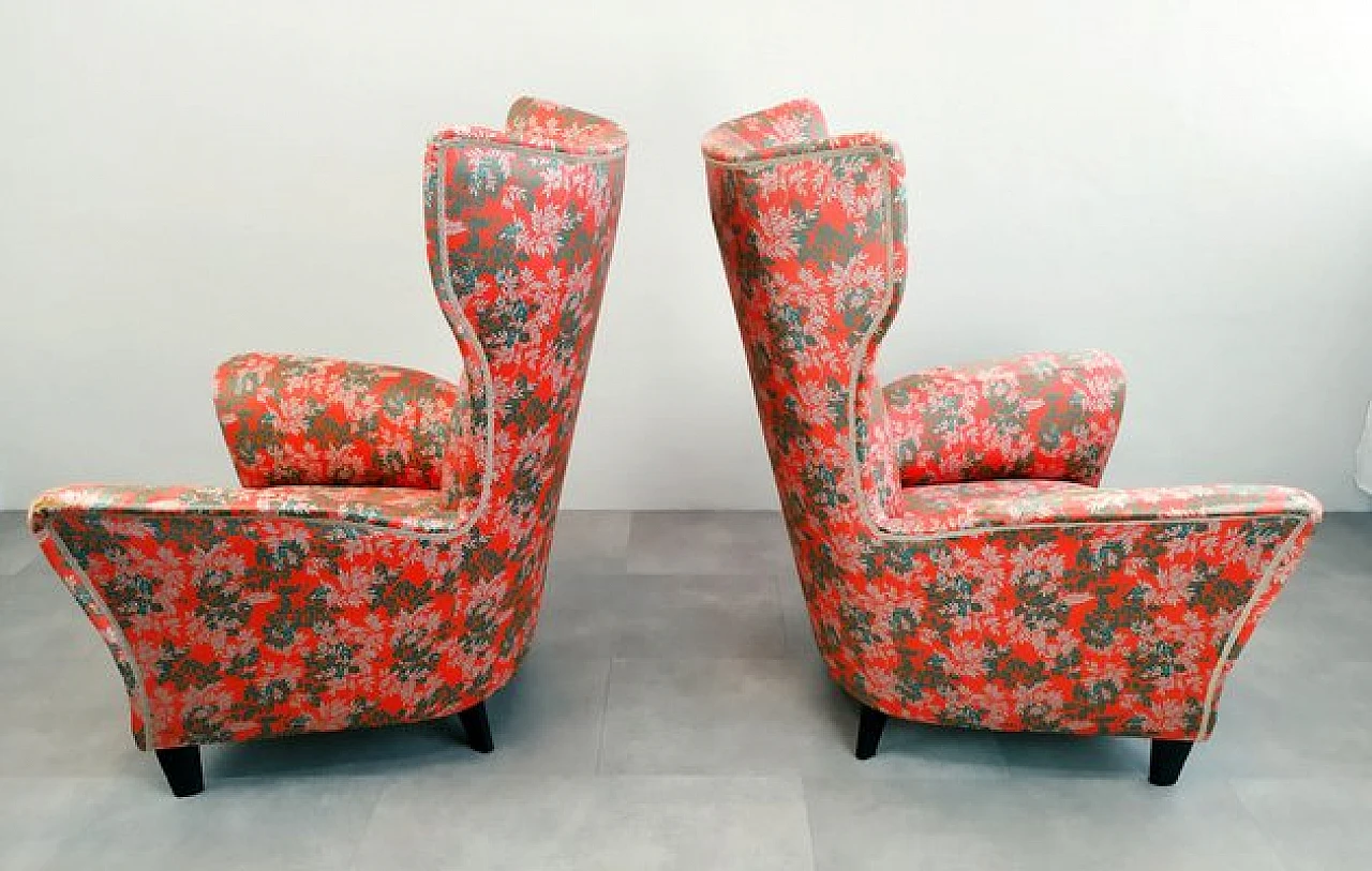 Pair of armchairs by Ico & Luisa Parisi for Ariberto Colombo, 1948 2