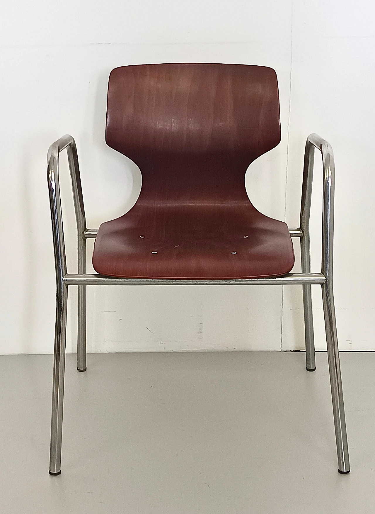 6 Bent beech chairs by Pagholz Flötotto, 1960s 6