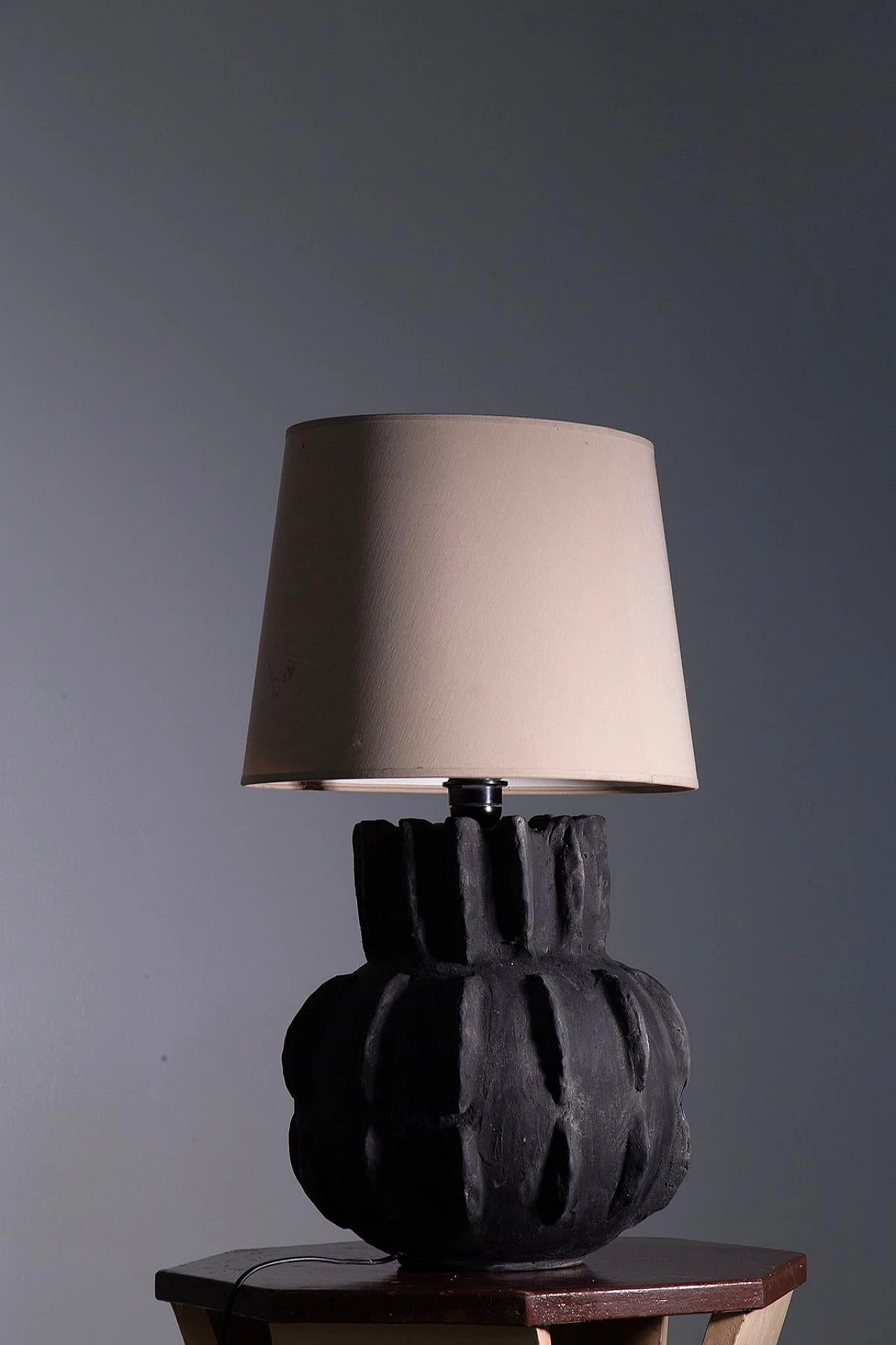 Ceramic table lamp by A. Costa, 2000s 2