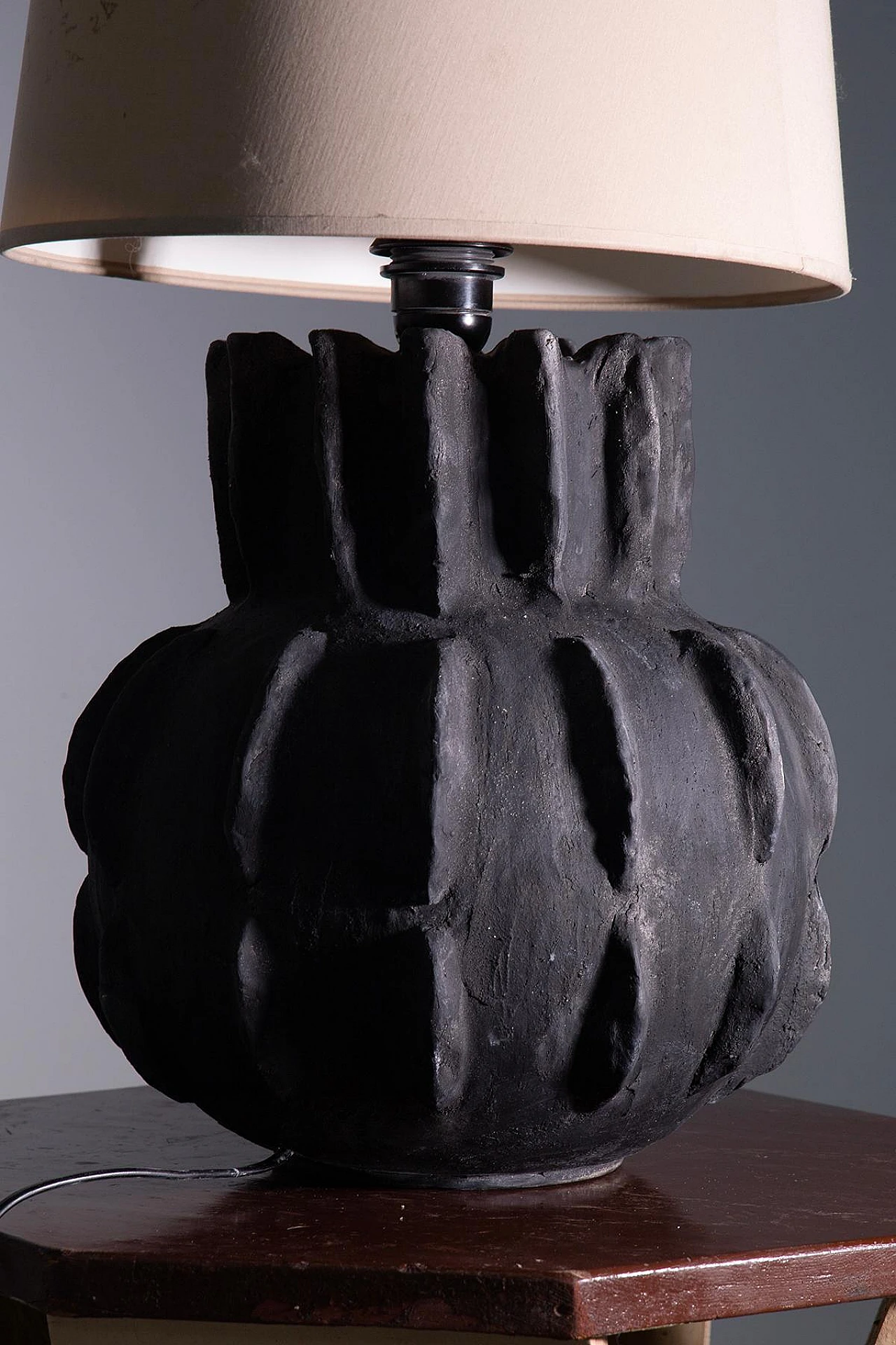 Ceramic table lamp by A. Costa, 2000s 8