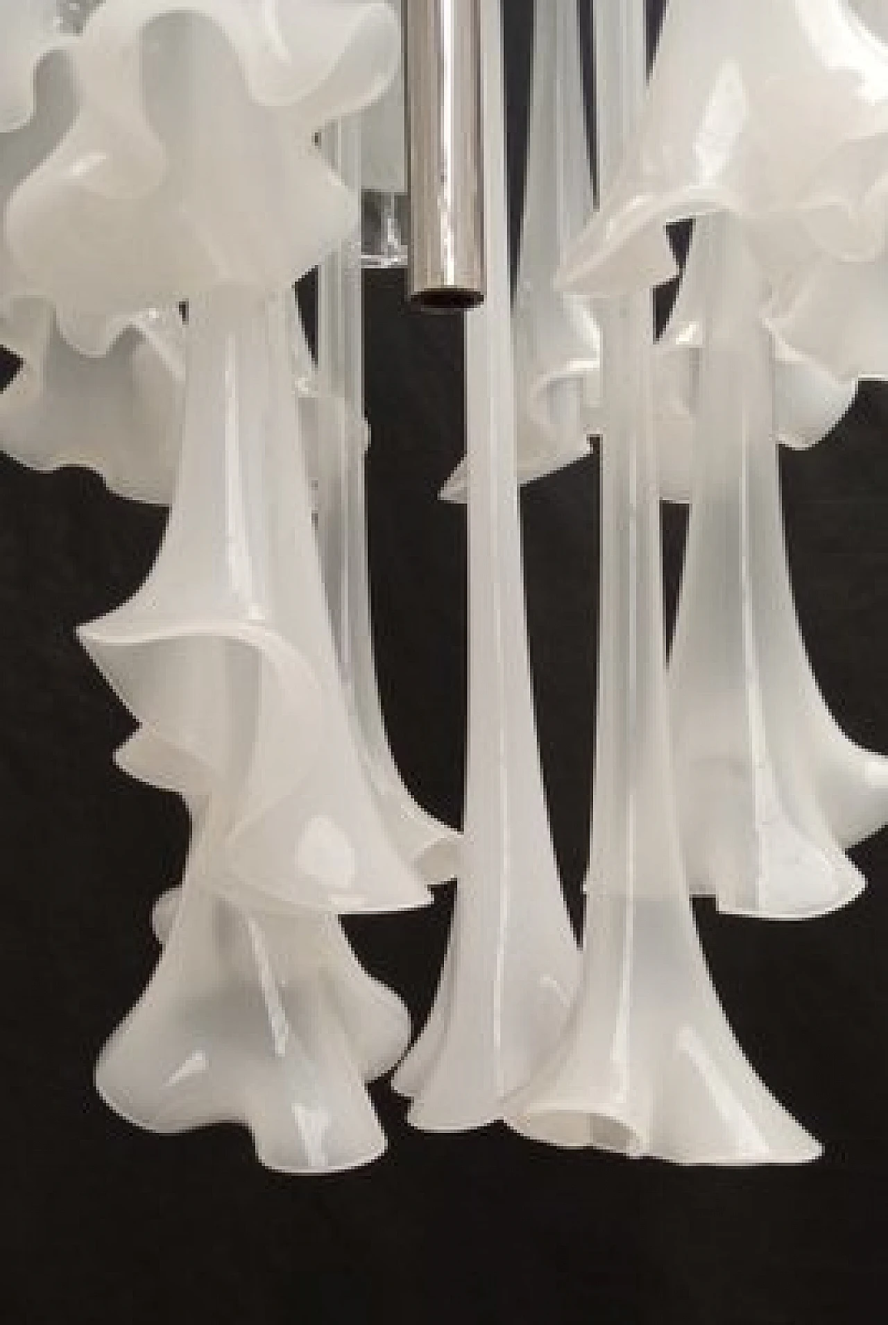 Murano glass ceiling lamp by Venini, 1970s 2