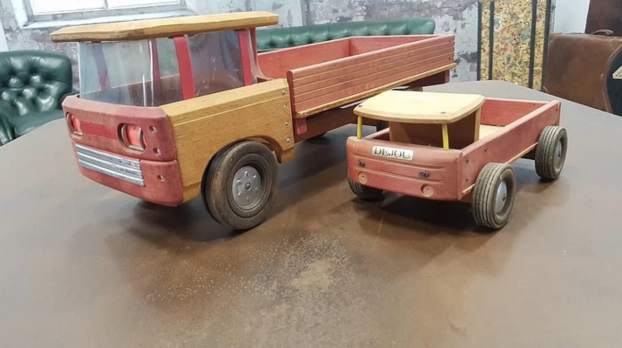 Pair of model trucks by Dejou, 1950s 3