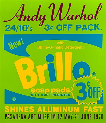 Da Andy Warhol, Brillo Soap Pads, stampa serigrafica, anni '90