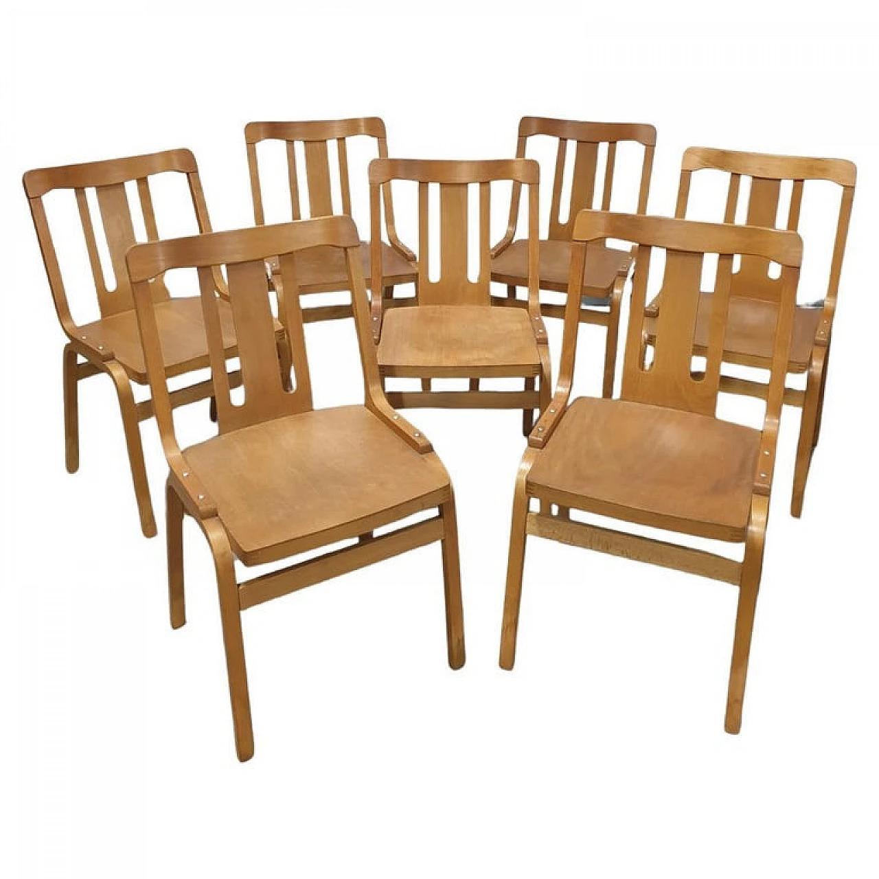 Ton bentwood dining chair, 1970s 1